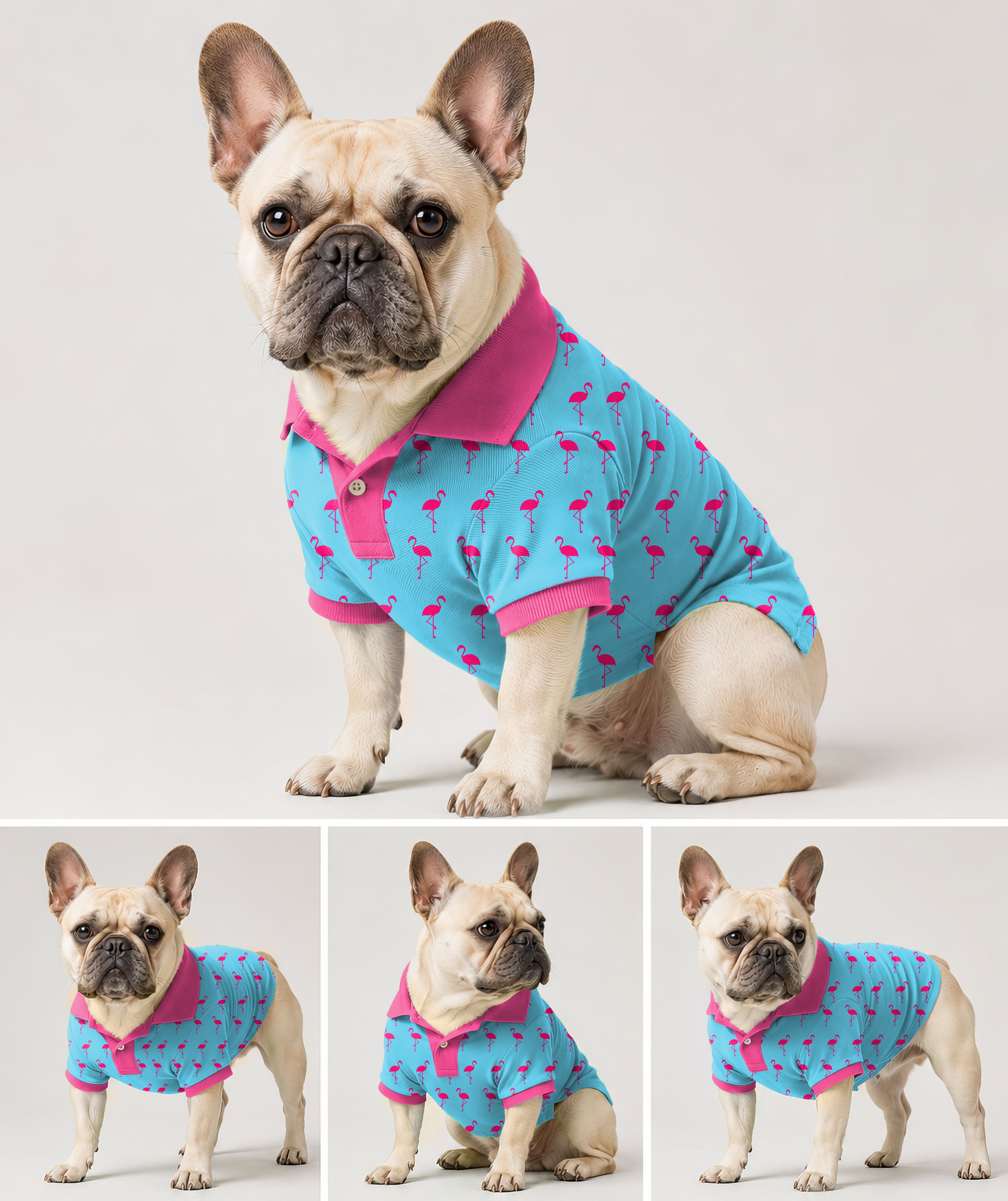 Dog's flamingo Polo