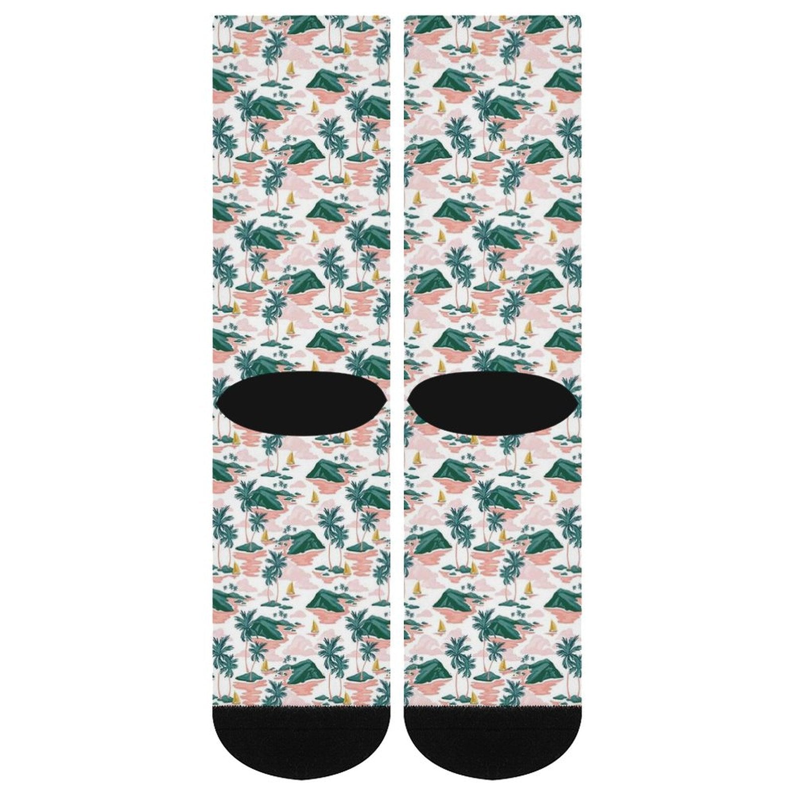 Paradise Island Prined socks Gifts for Men Women