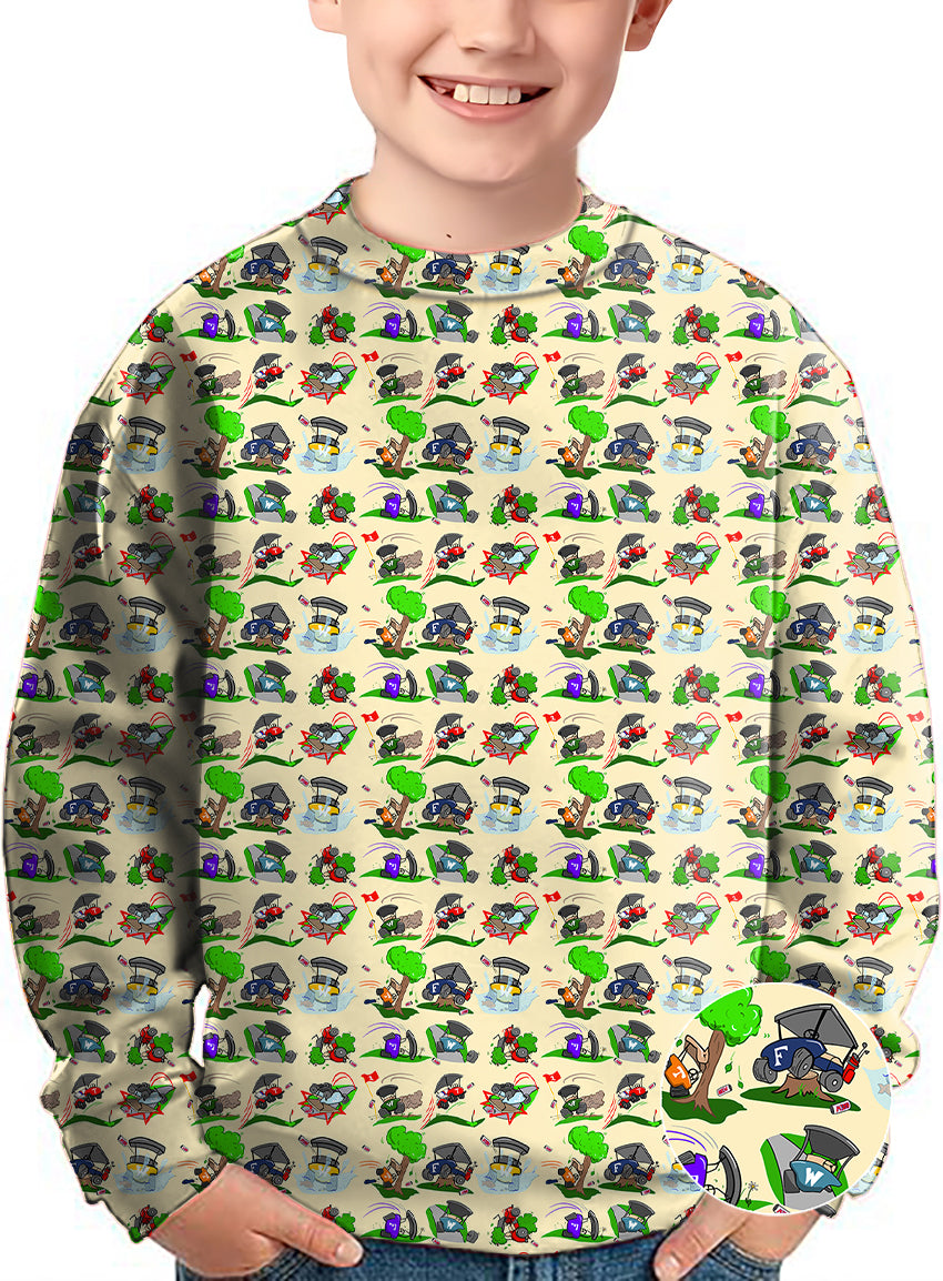 Don’t Drink & Drive Designer style Crewneck Pullover Kids Ugly Sweater
