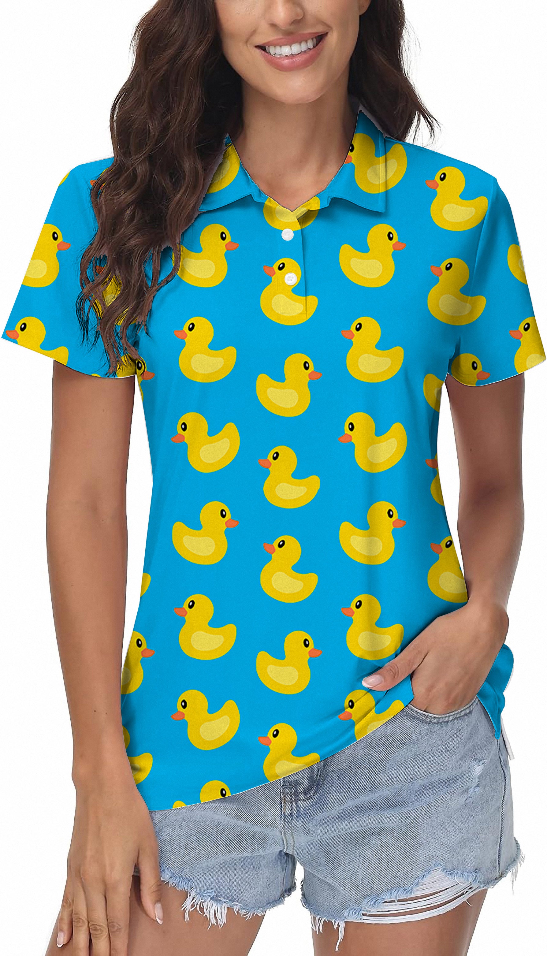 Yellow duck Women's Golf Polo