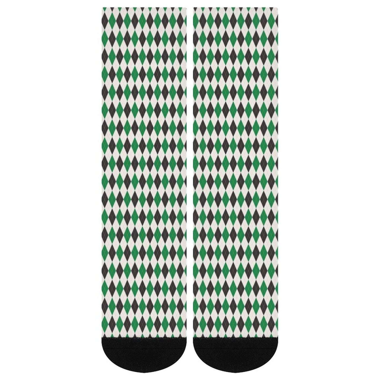 Argyle grid Prined socks Gifts for Men Women