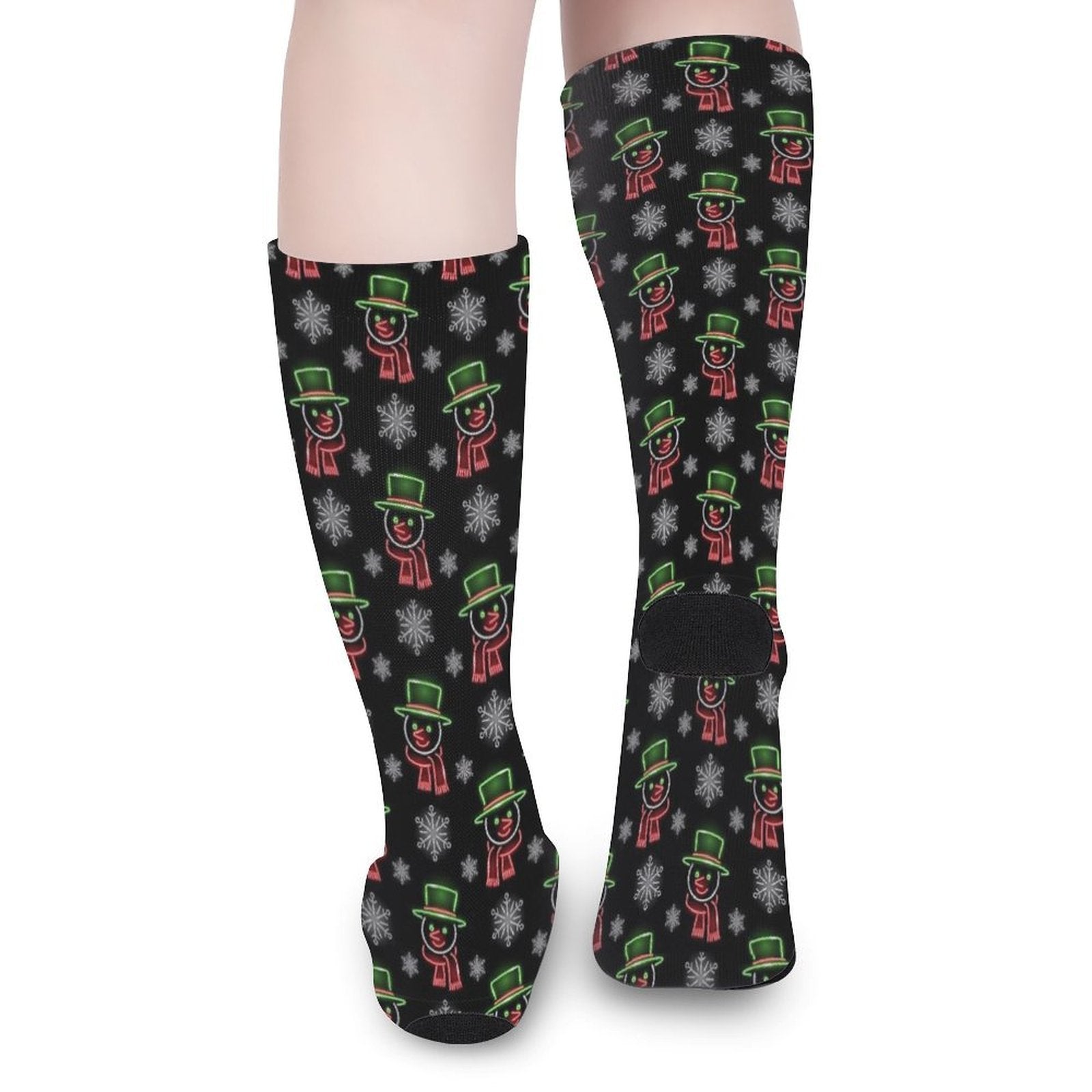 Neon Snowman Prined socks Gifts for Men Women