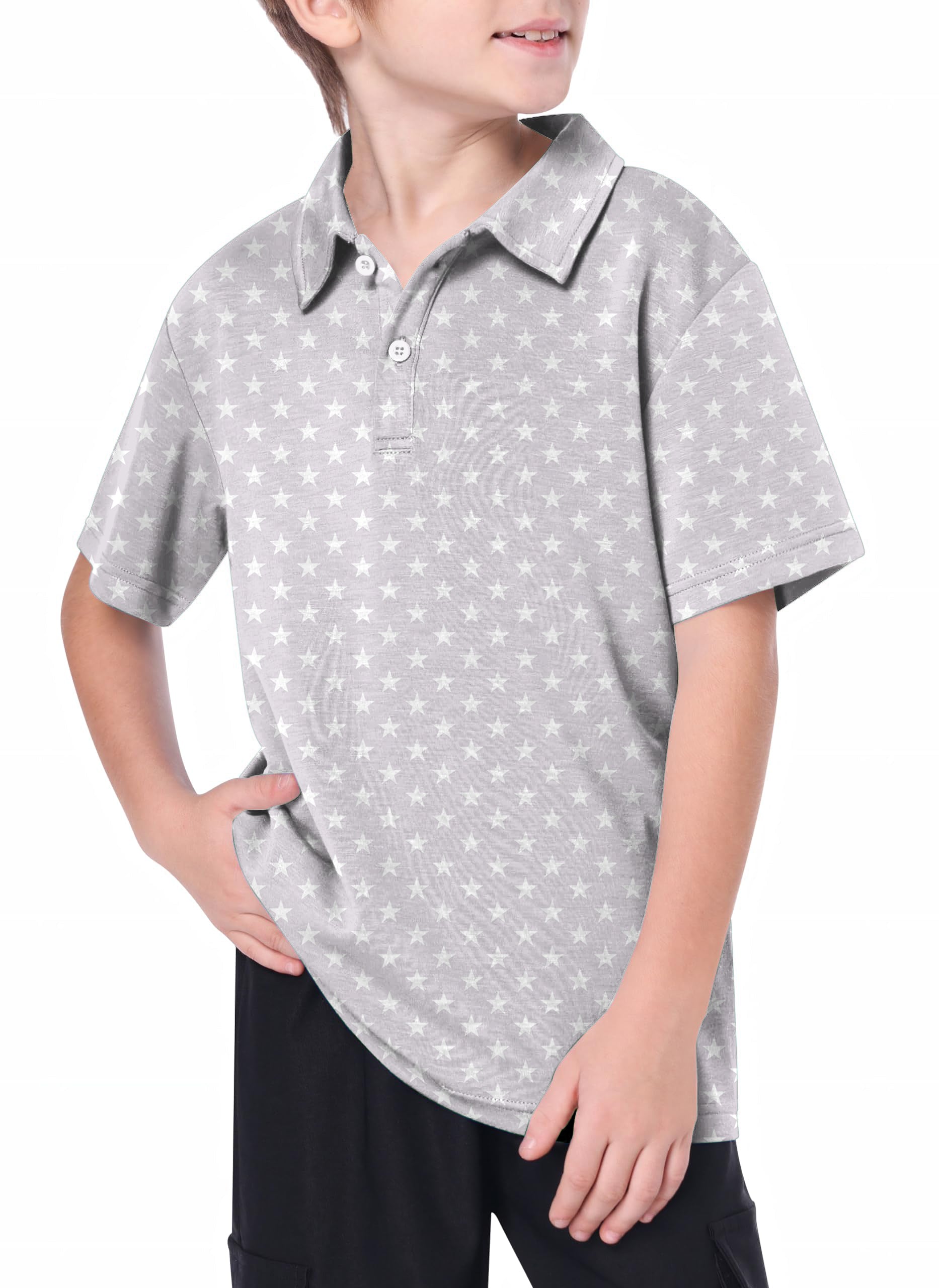 Youth American Stripes Golf Polo