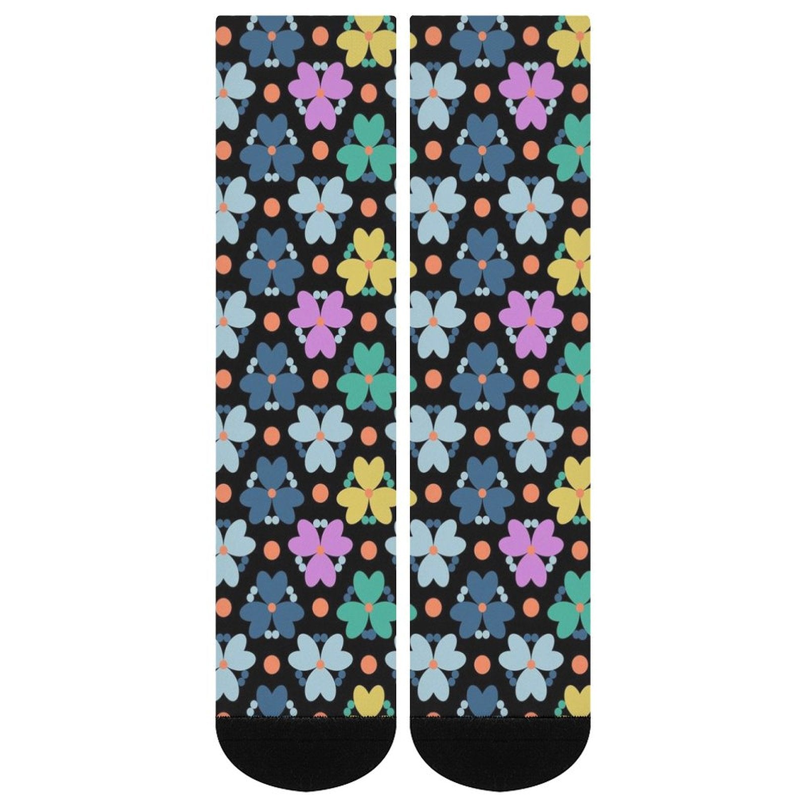 Modern Flowers Prined socks Gifts for Men Women