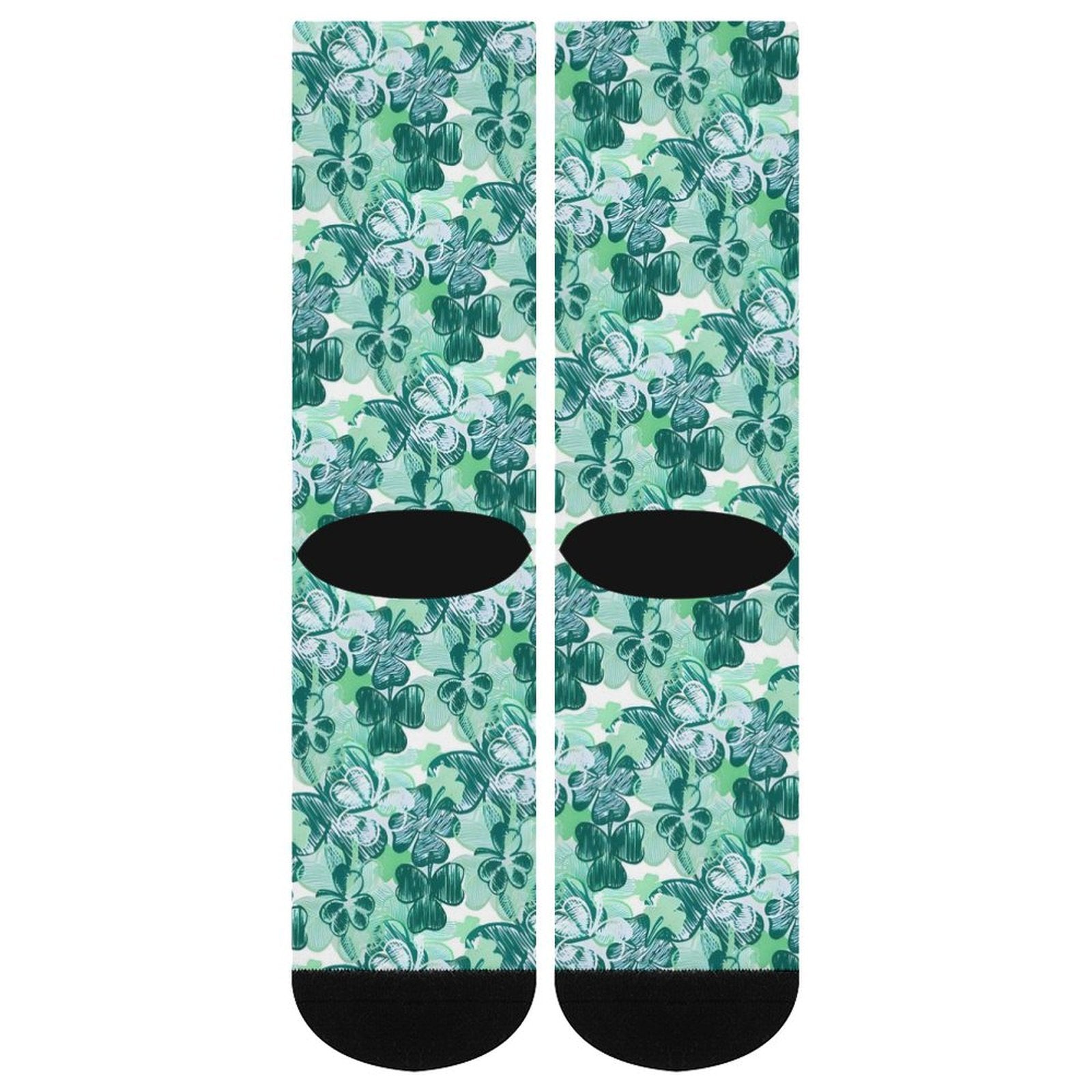 Four leaf clover Prined socks Gifts for Men Women