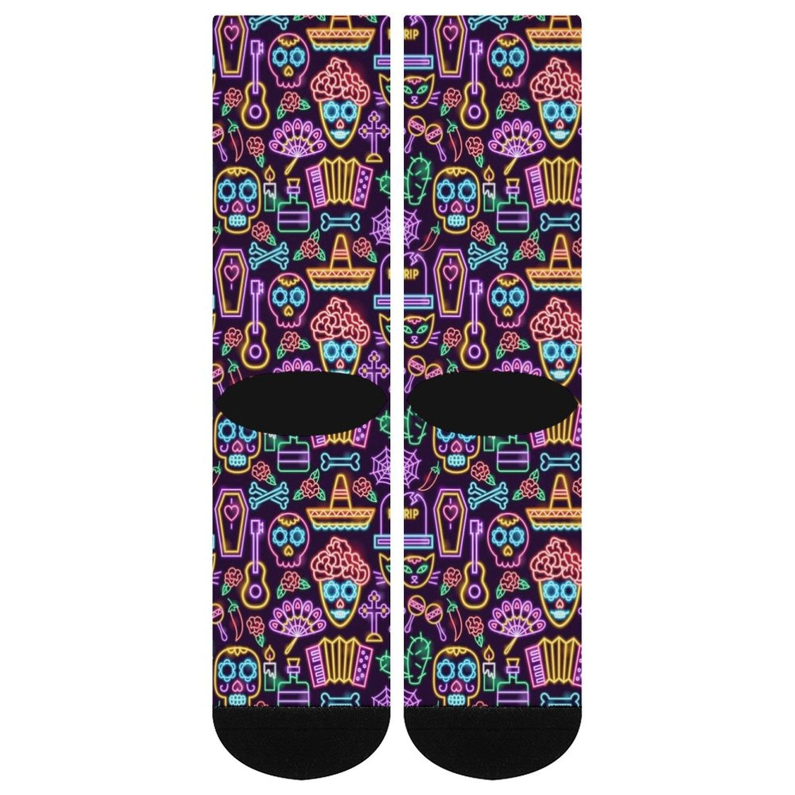 Joker Neon Prined socks Gifts for Men Women