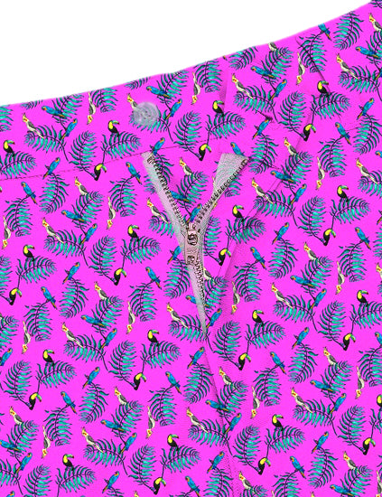 Men Tropical Oasis Golf Shorts