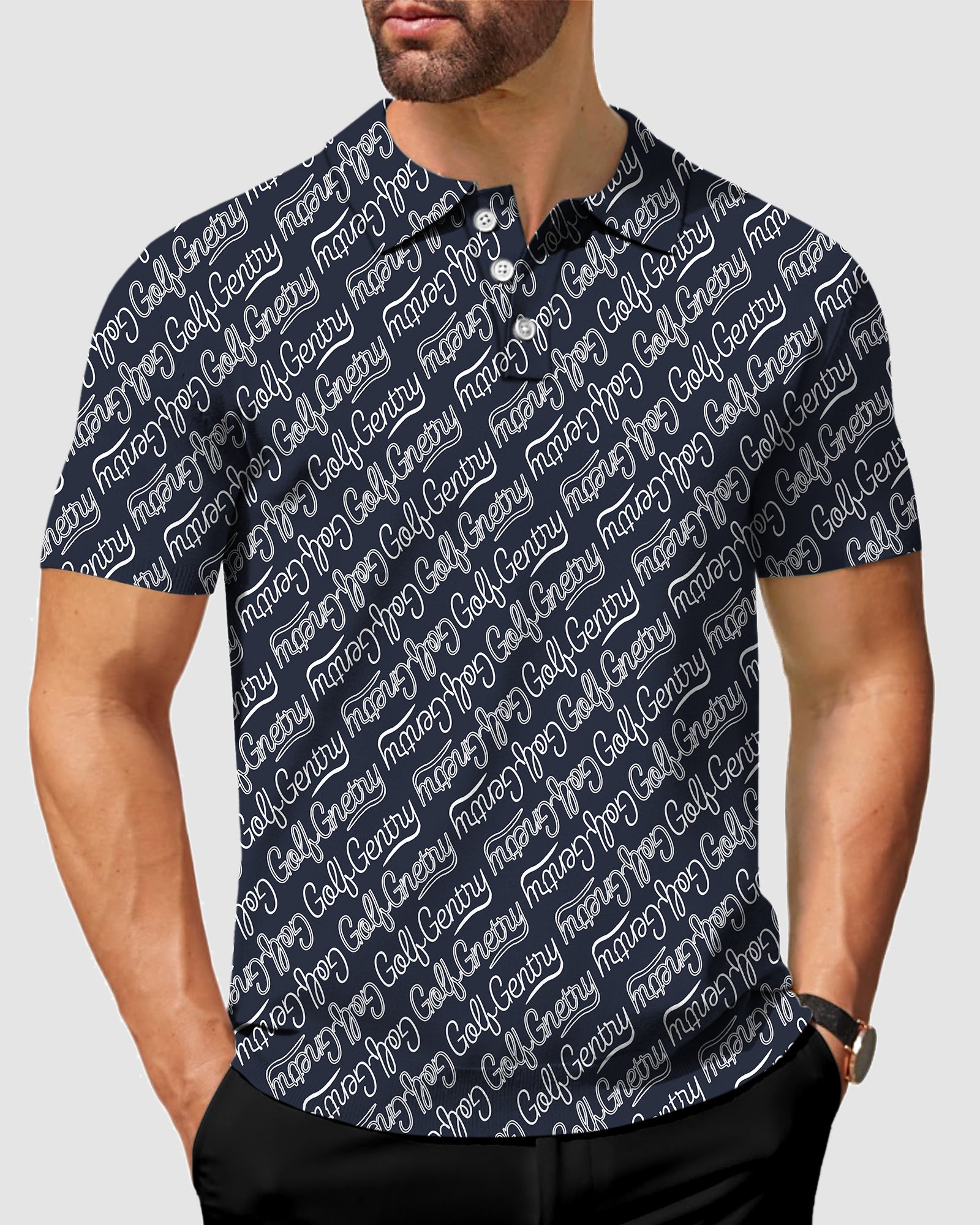 Golf gentrty Men's golf polo