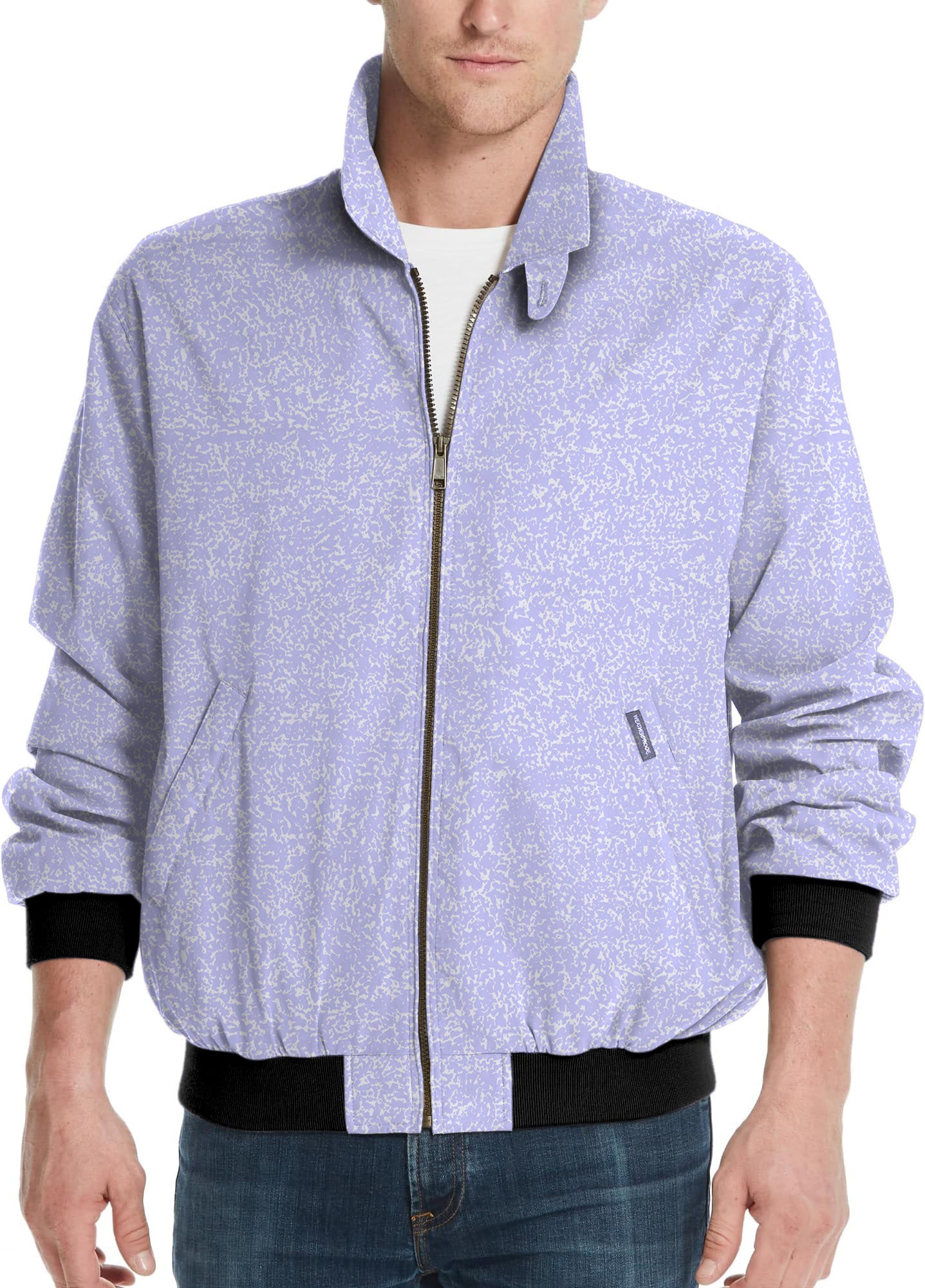 Lavender Links-Men's Golf Windbreaker Light Jacket