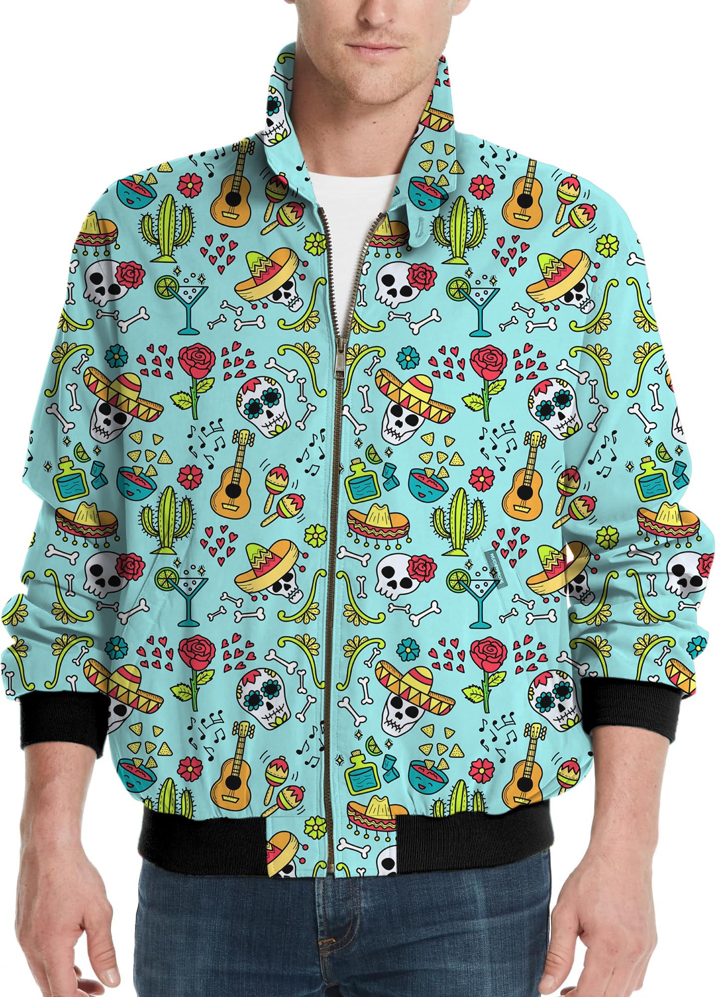 Fiesta Time-Men's Golf Windbreaker Light Jacket