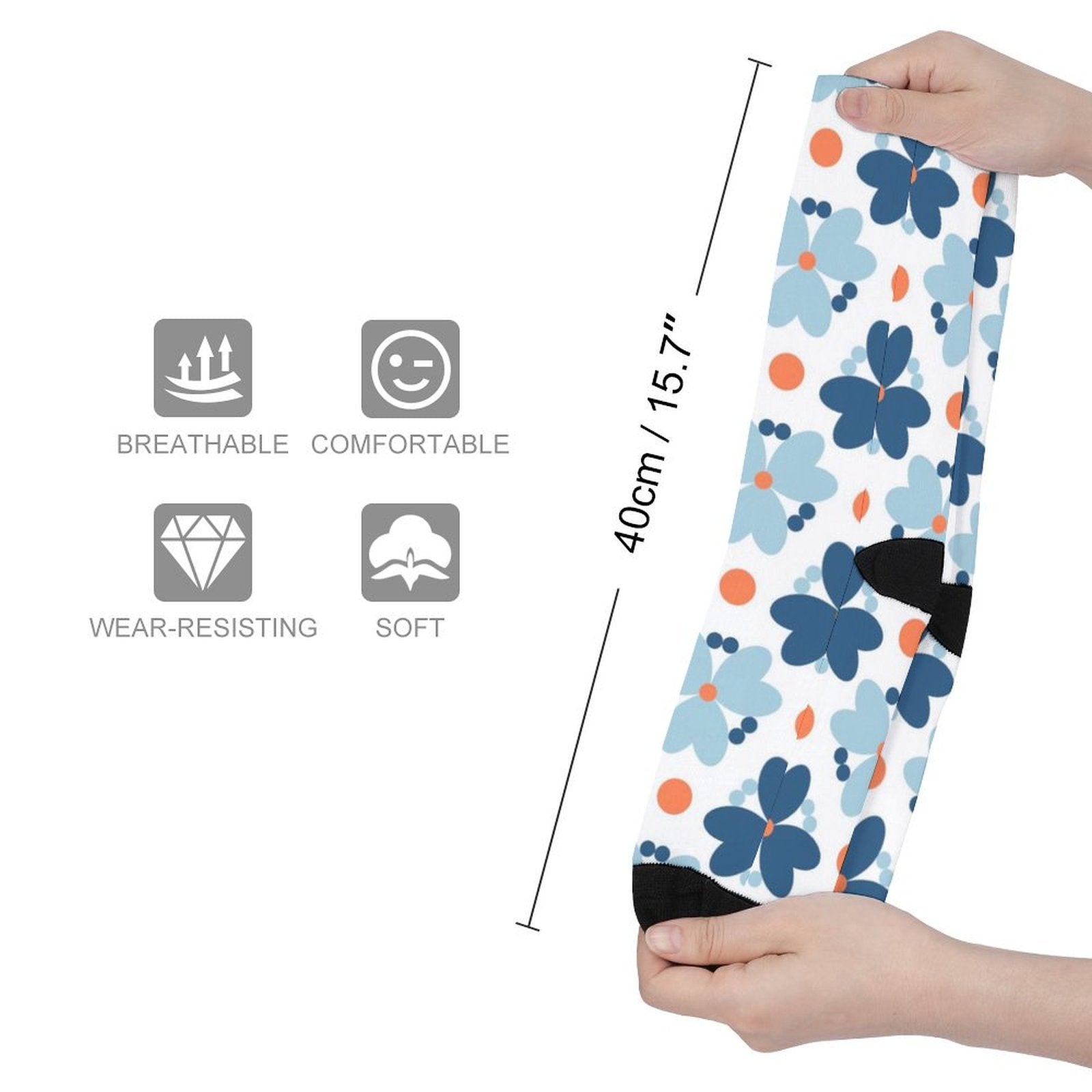 Modern Golfer Prined socks Gifts for Men Women
