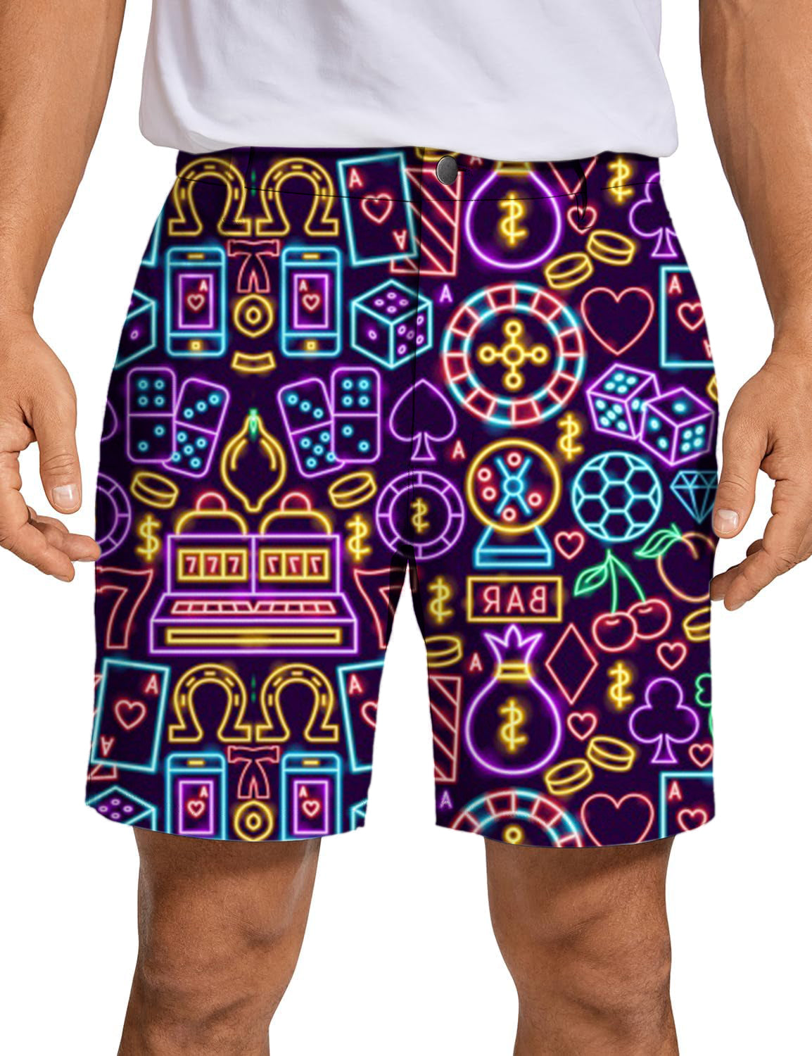 Men Money Shot Golf Shorts