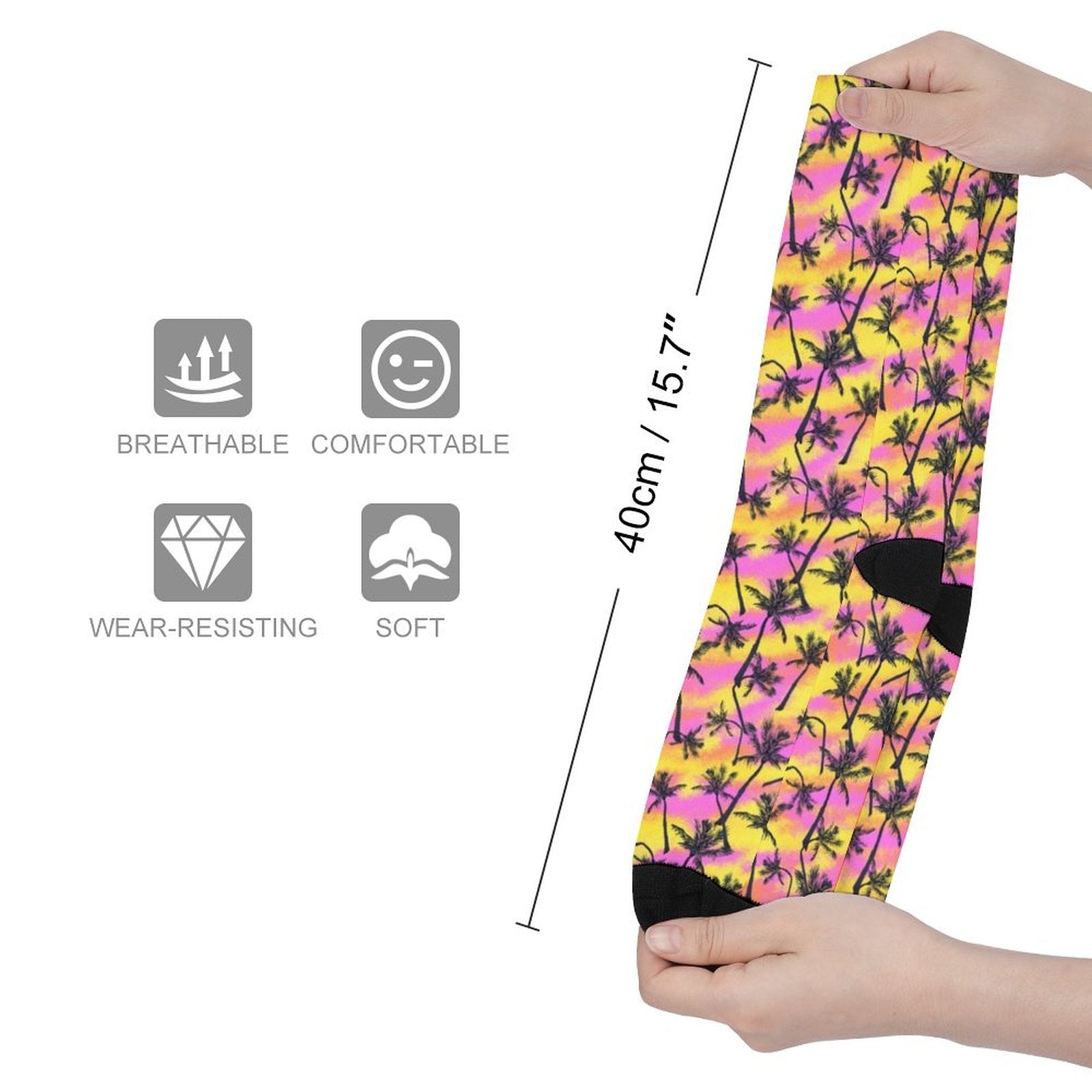 GRAPHIC PRINT Prined socks Gifts for Men Women
