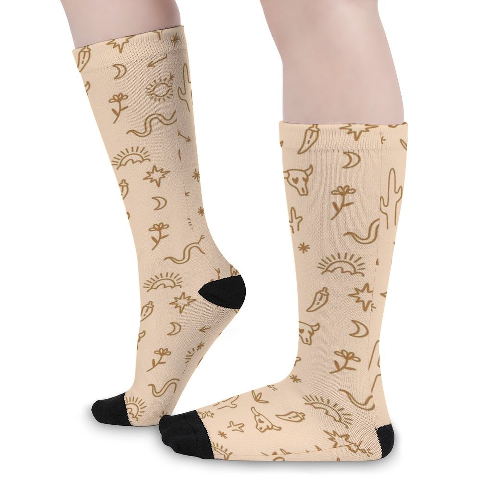 Western Vibes Prined socks Gifts for Men Women