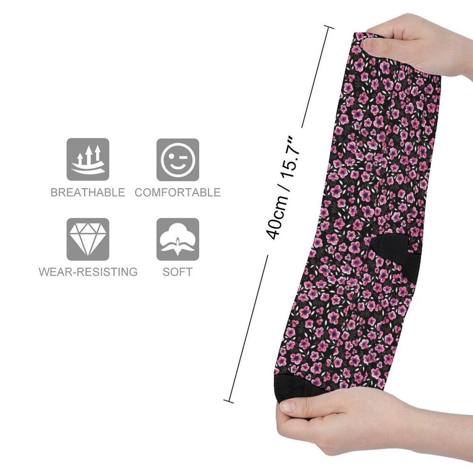 Floral Out Prined socks Gifts for Men Women