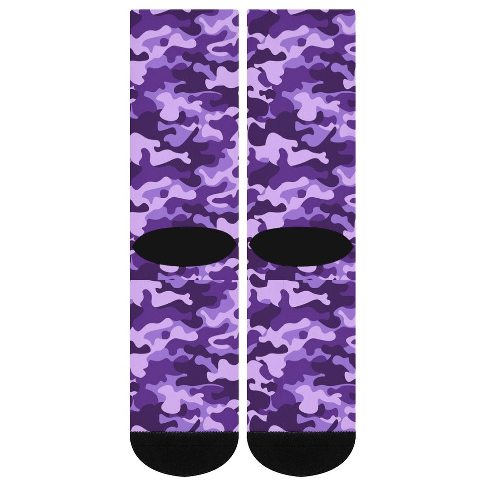 Purple Camo Prined socks Gifts for Men Women