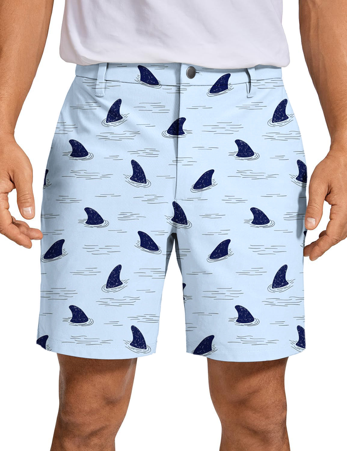 Men What Lies Below Golf Shorts