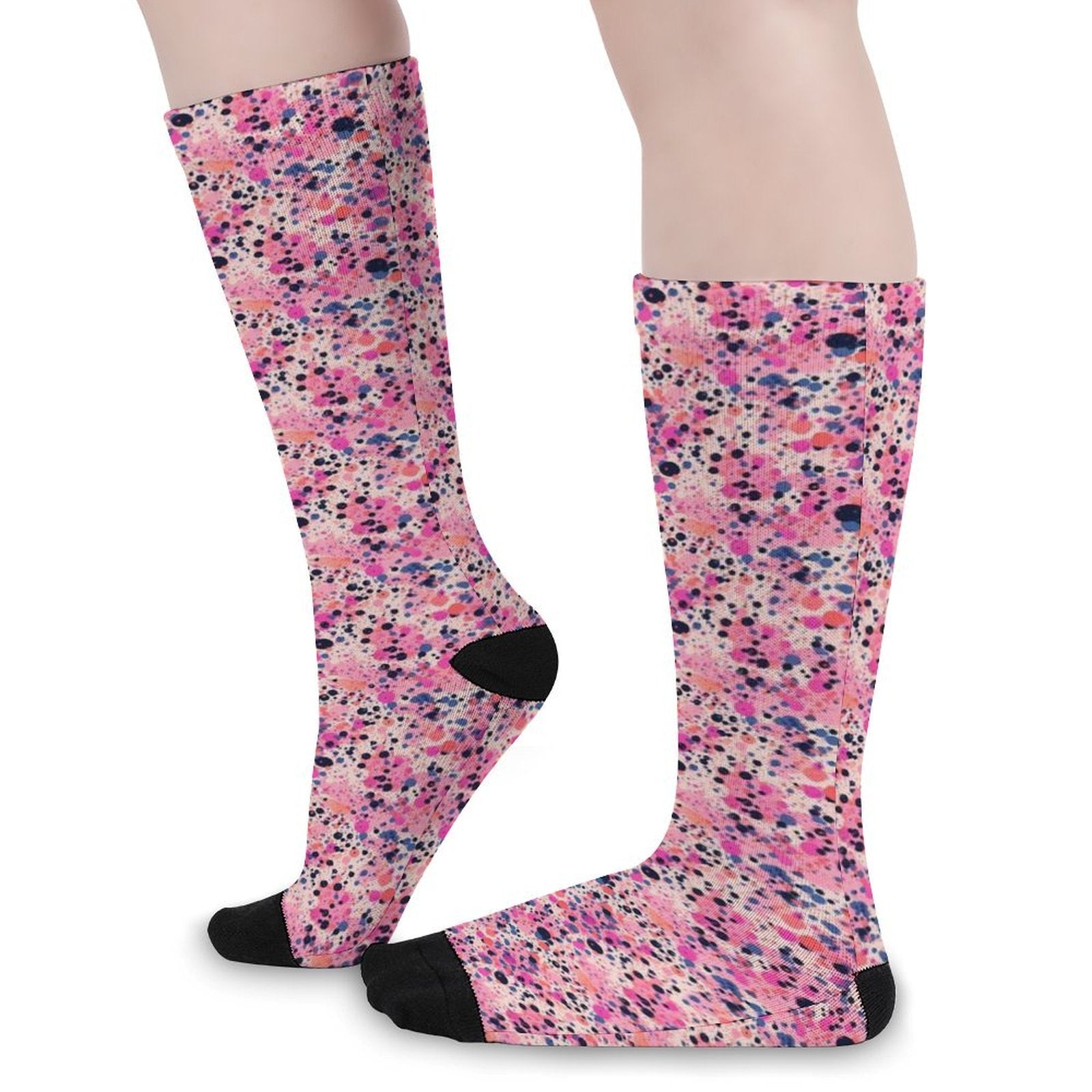 Fuchsia Fusion Prined socks Gifts for Men Women