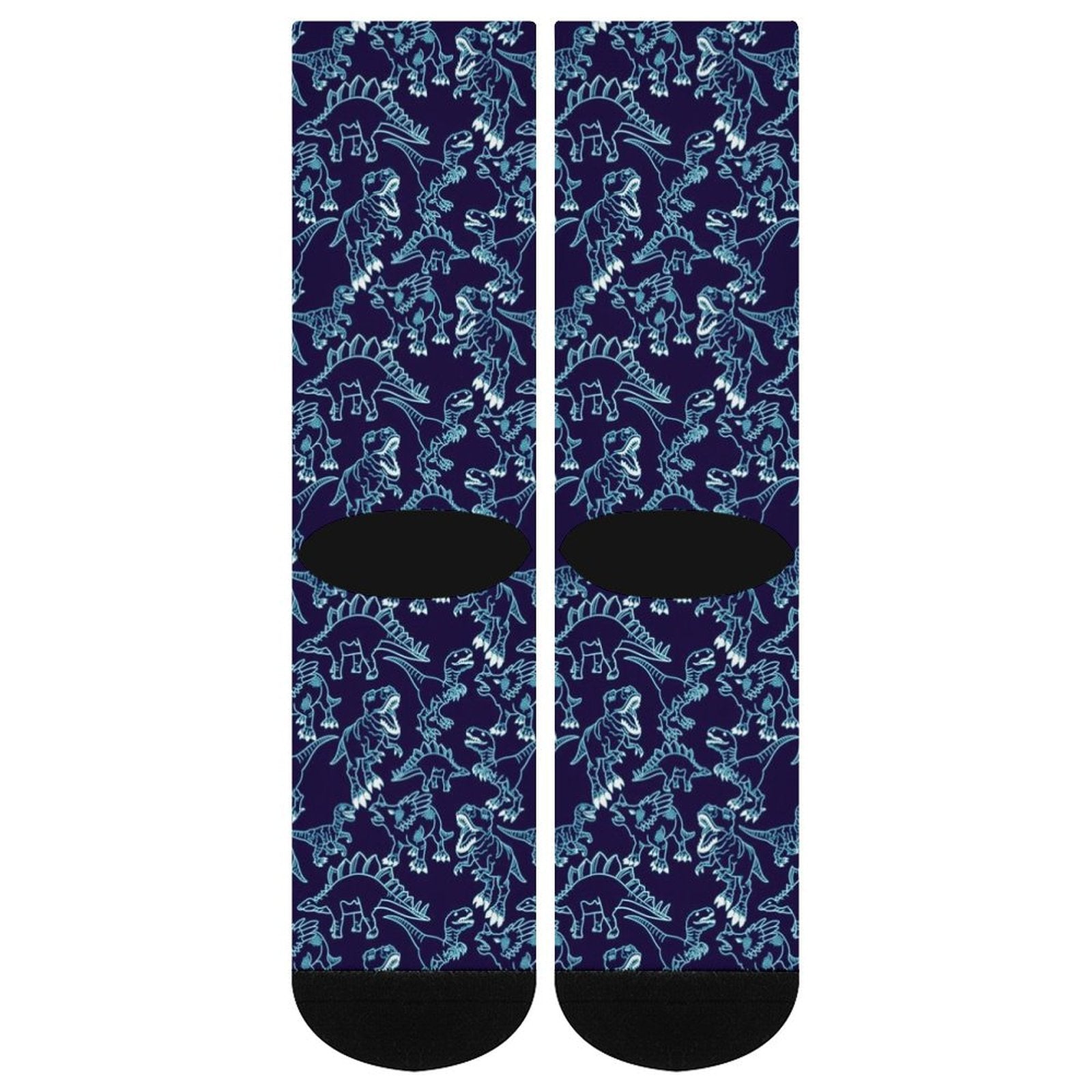 Neon Dino's Prined socks Gifts for Men Women
