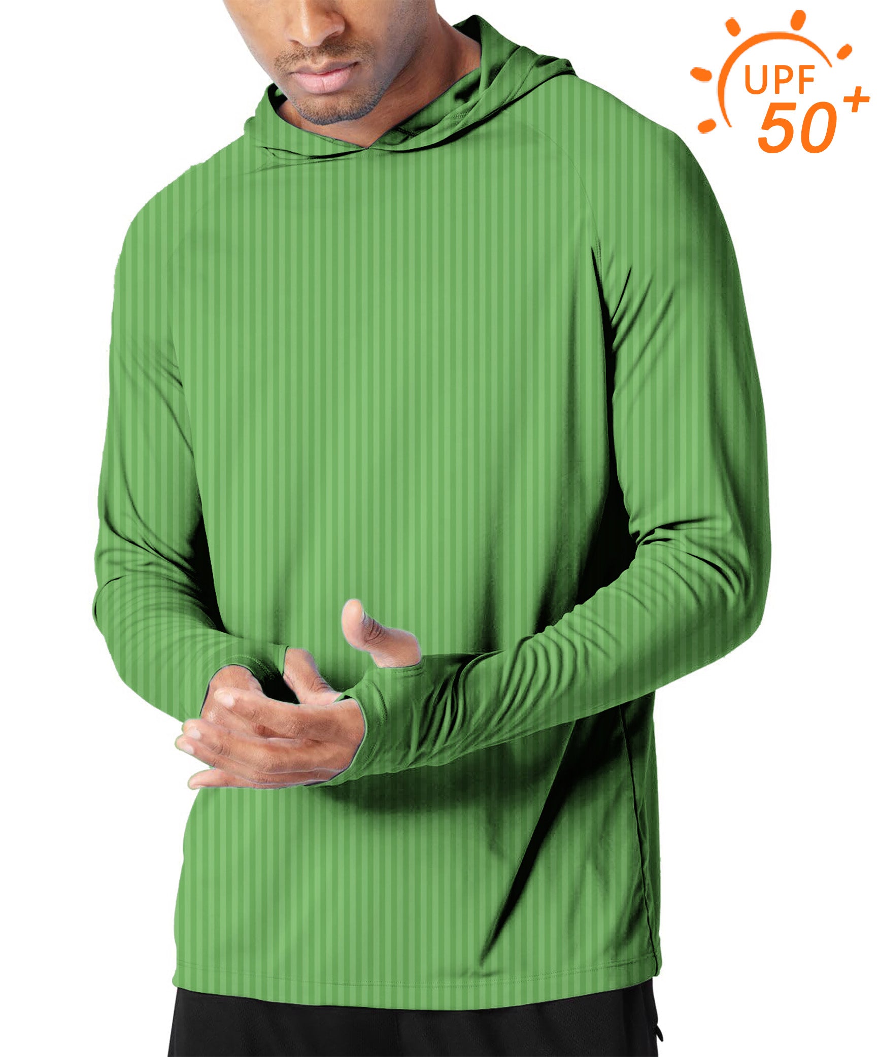 Men's Outdoor green ball Golf Sun Protection Slim Fit hoodies