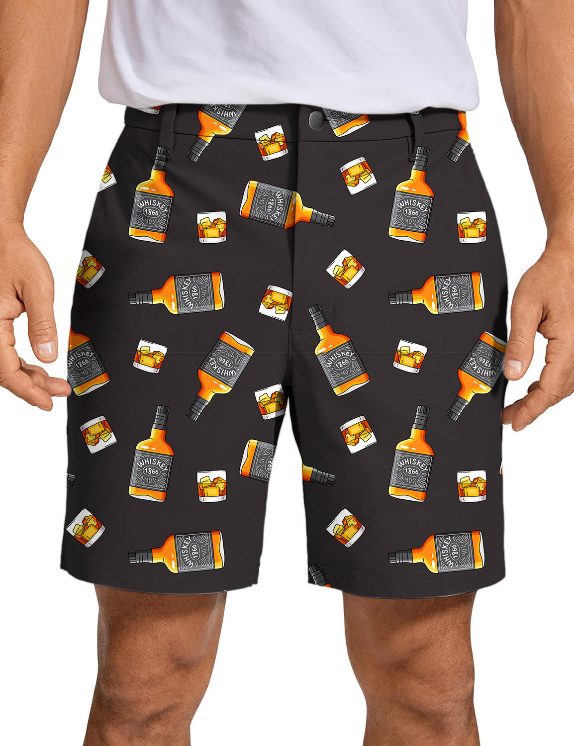 Men Whiskey Golf Shorts