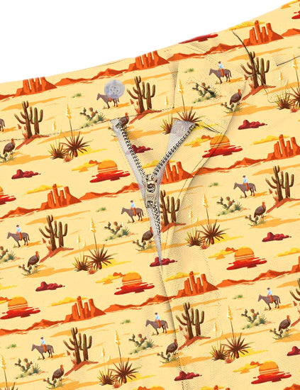 Men Vintage Desert Golf Shorts