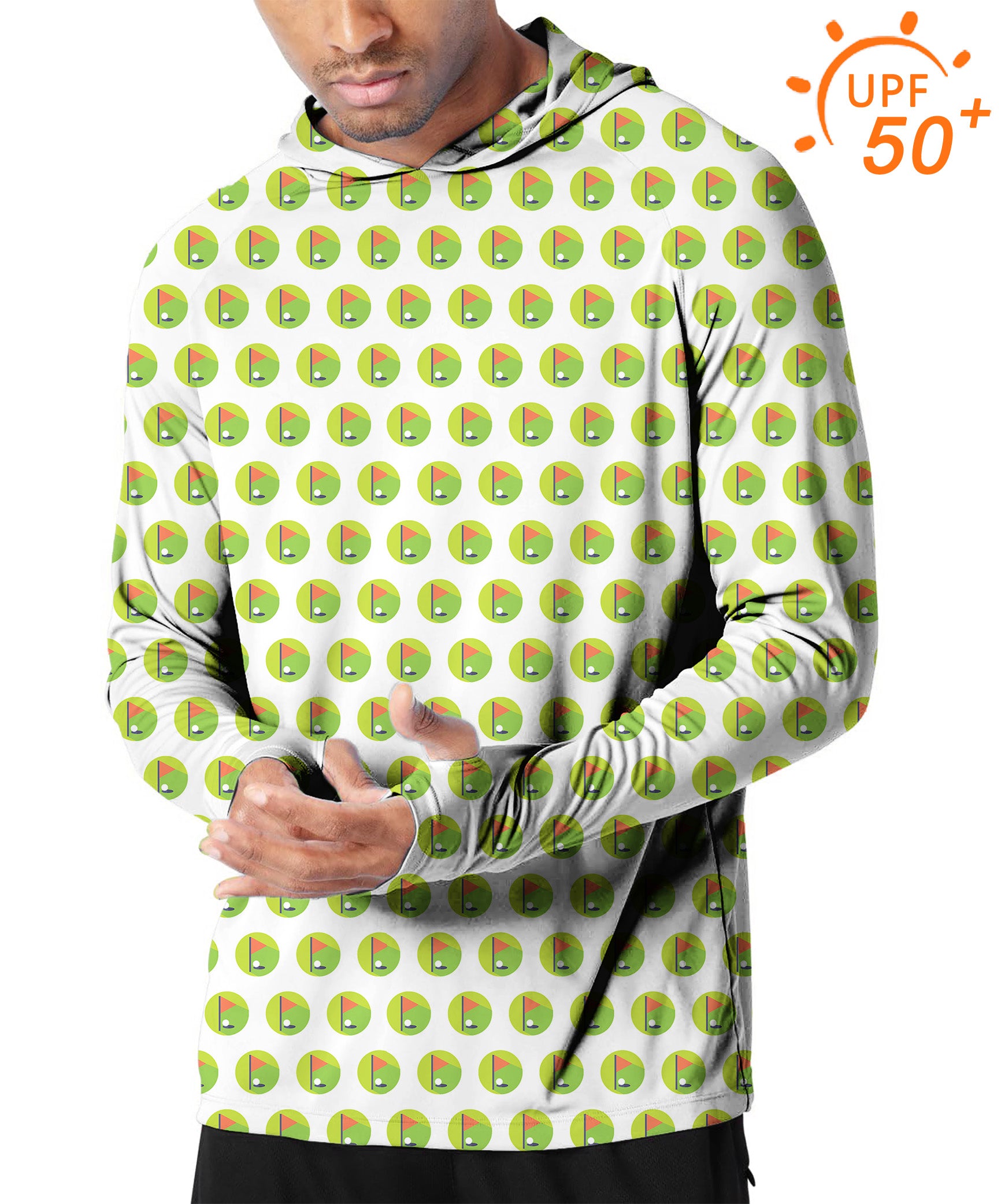 Men's Outdoor Golf hole flag Golf Sun Protection Slim Fit hoodies