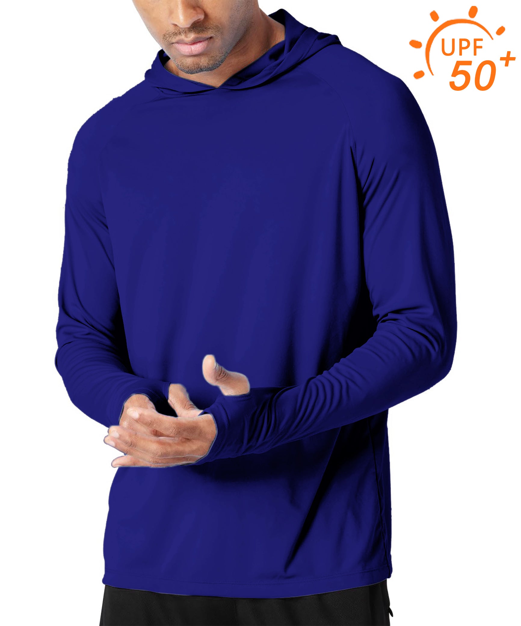 Men's Outdoor pure navy Golf Sun Protection Slim Fit hoodies