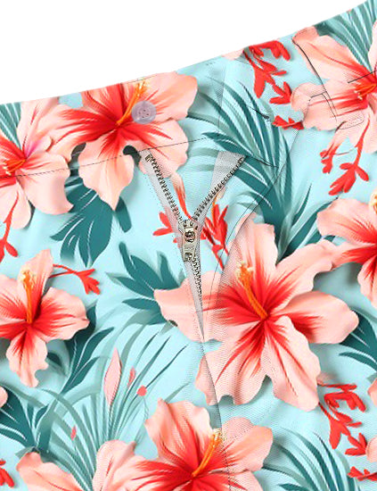 Men Tropical Course Golf Shorts