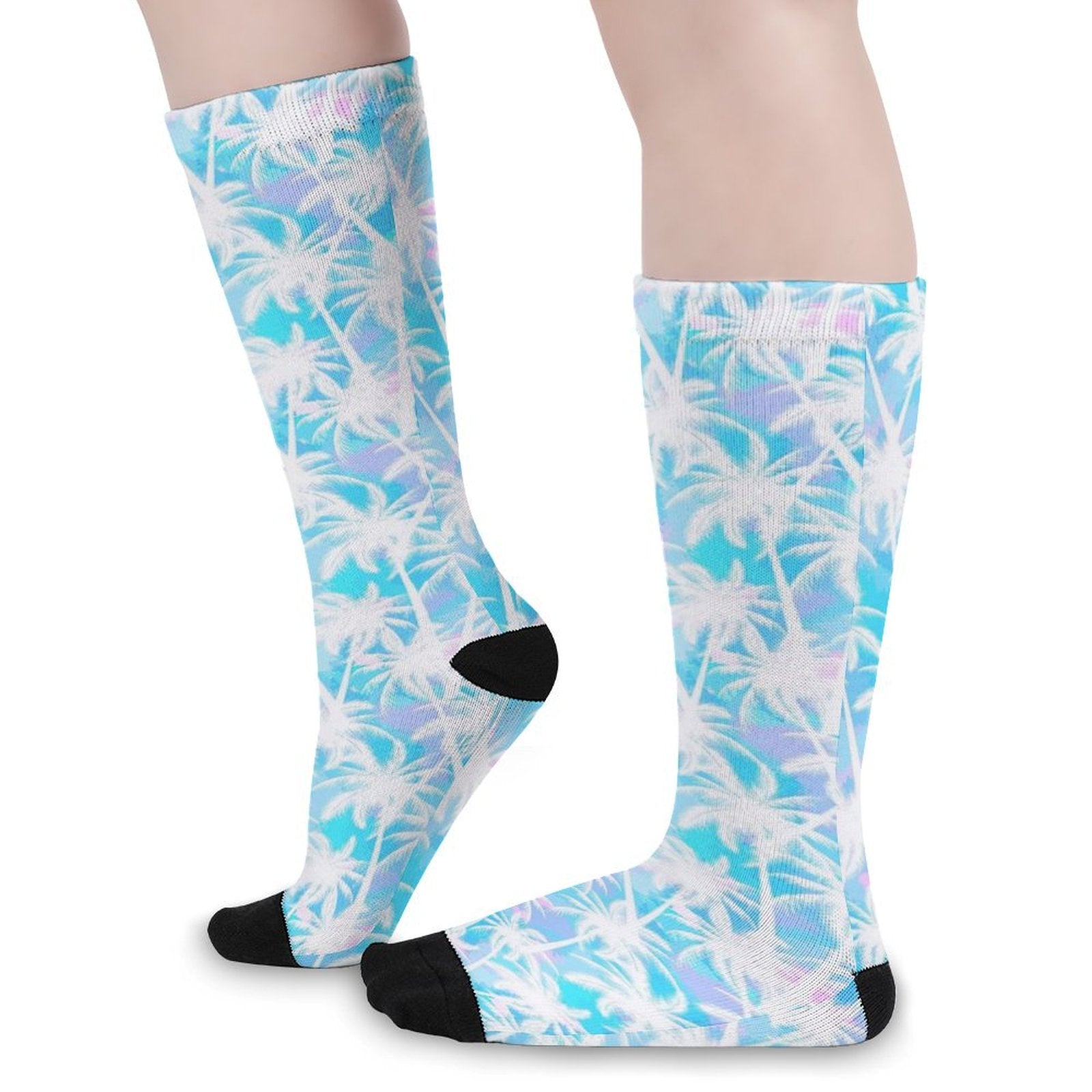 Jungle Palm tree Prined socks Gifts for Men Women