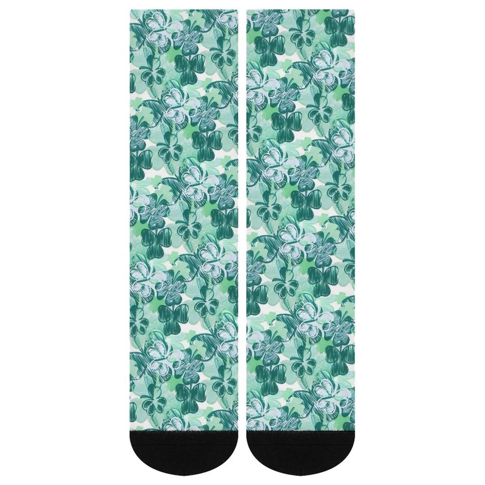 Four leaf clover Prined socks Gifts for Men Women
