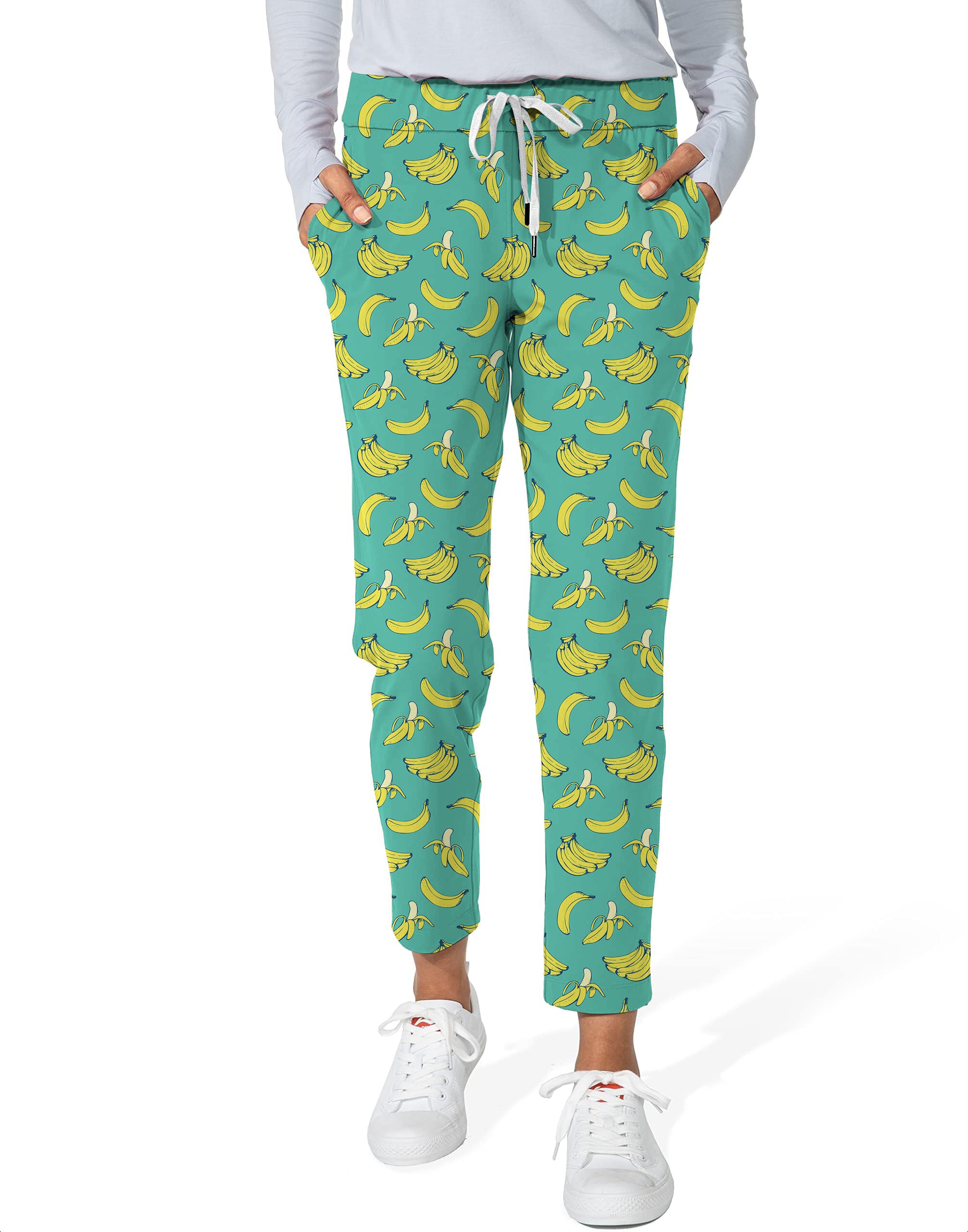 Banana Summer-Women's 7/8 Stretch Ankle Golf Pants