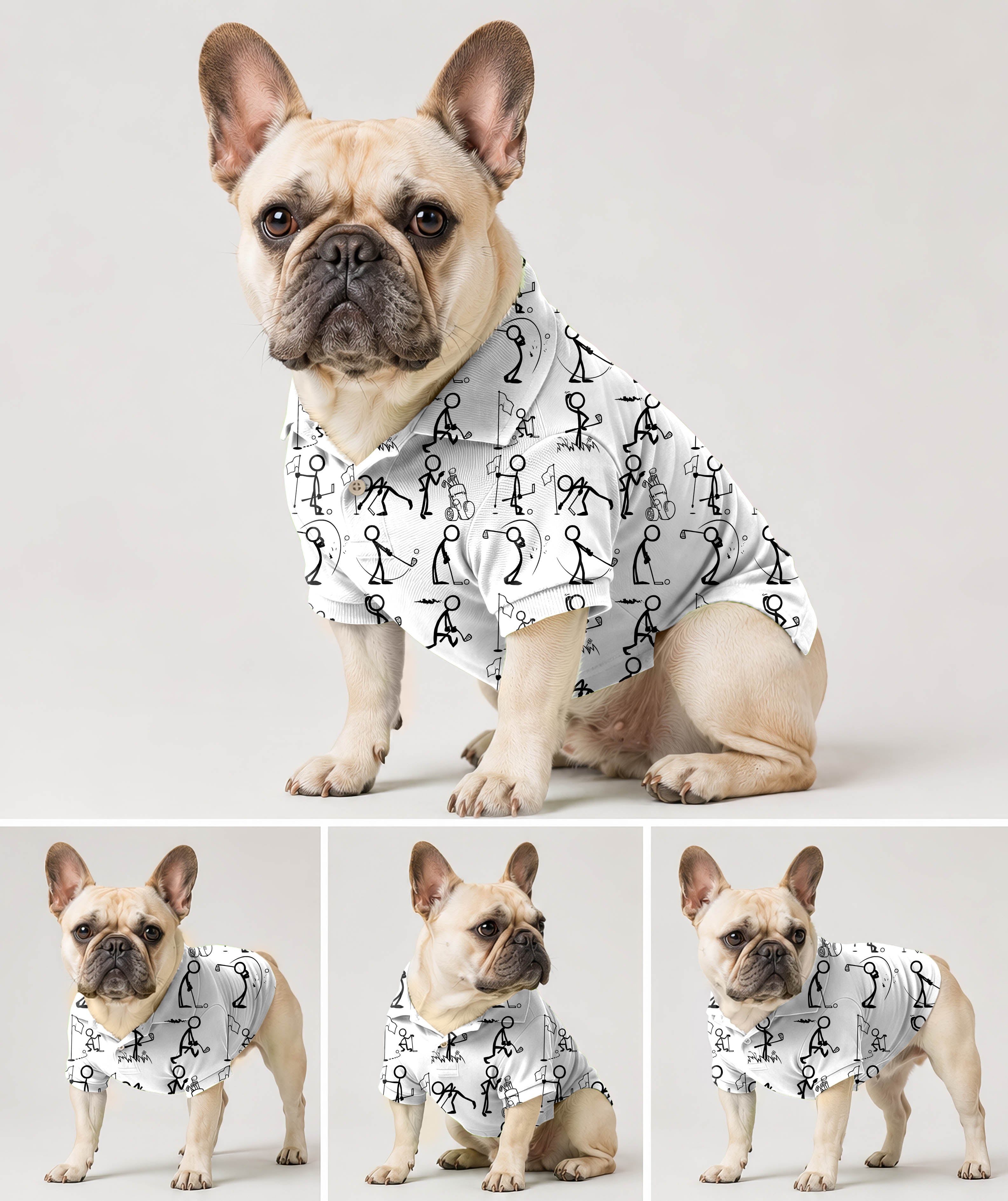 Dog's Play Golf Polo