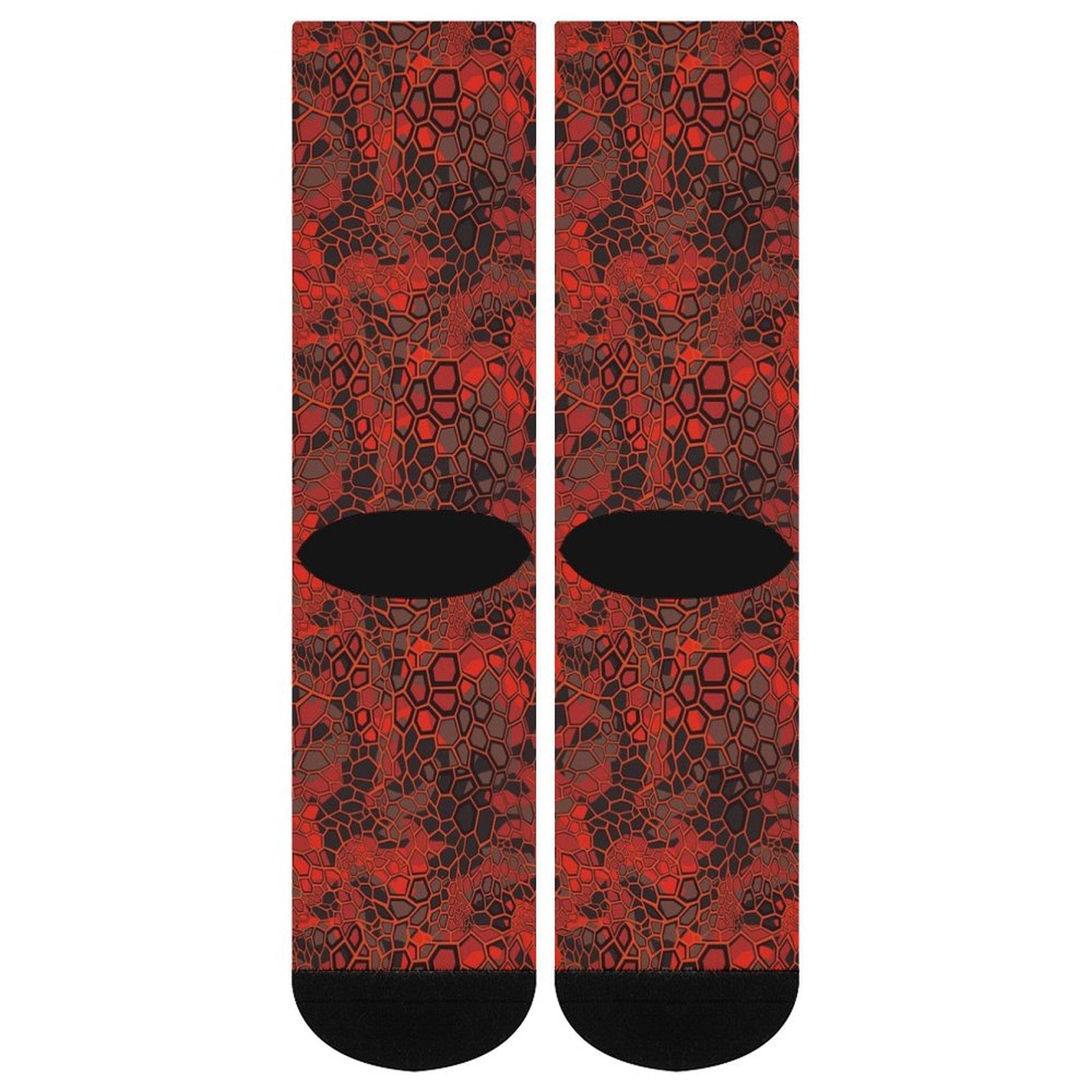 Red Dragonscale Prined socks Gifts for Men Women