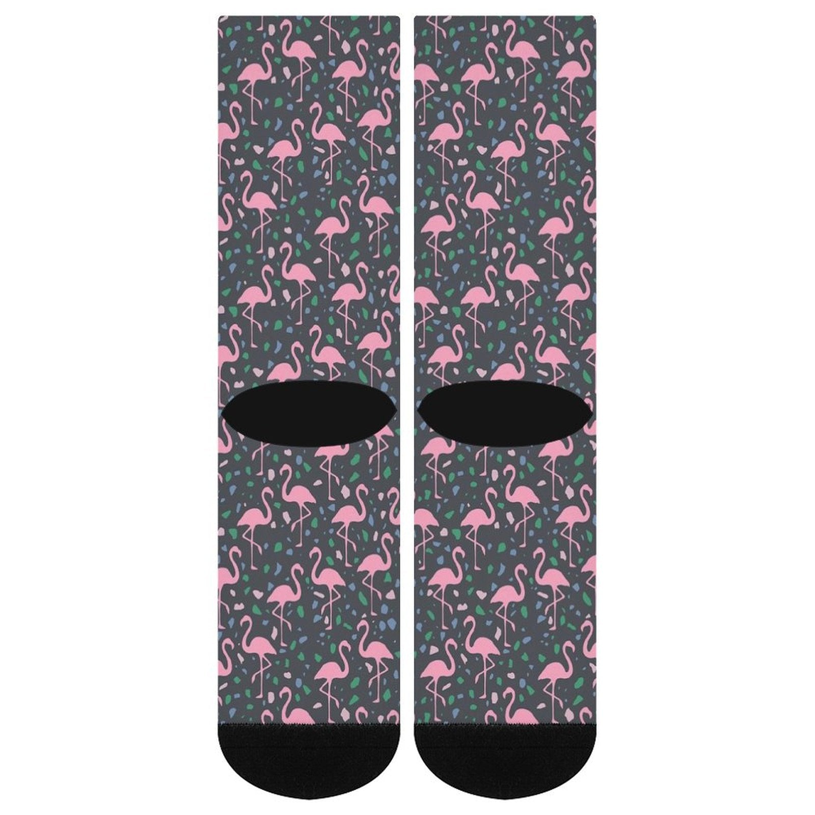 Terrazzo Flamingo Prined socks Gifts for Men Women