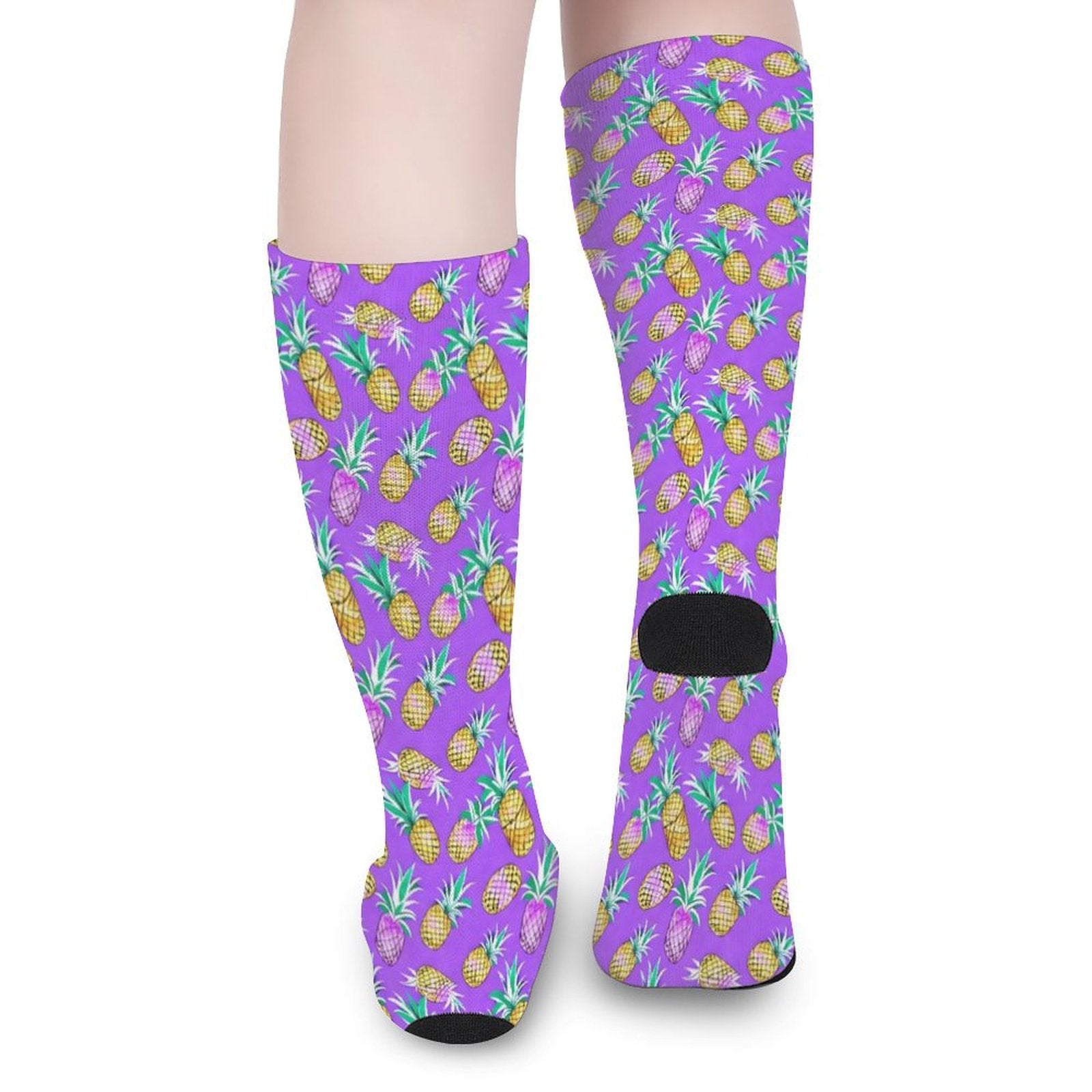 Purple Pineapple Prined socks Gifts for Men Women
