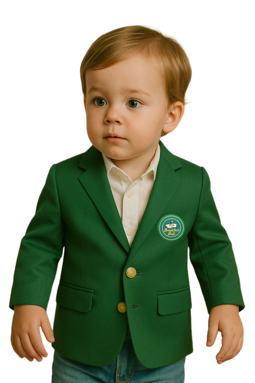 Golf Jacket Green Blazer Suit Children's Jumpsuit Baby Golf Birthday Uniform