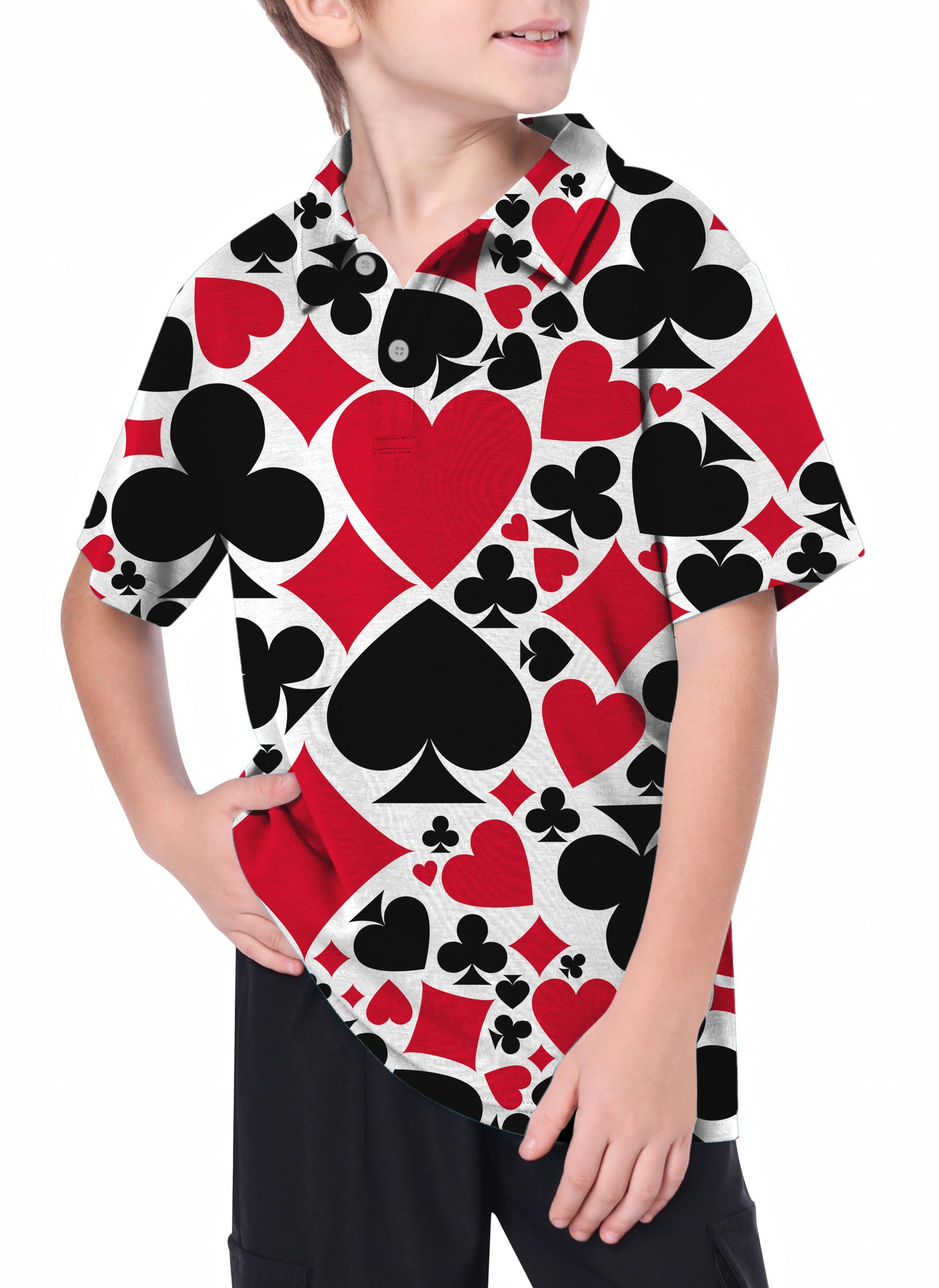 Youth Poker Golf Polo