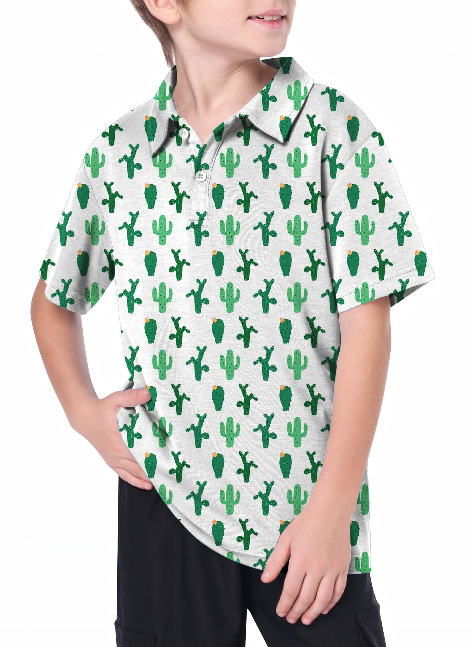 Youth Strange Cactus Golf Polo