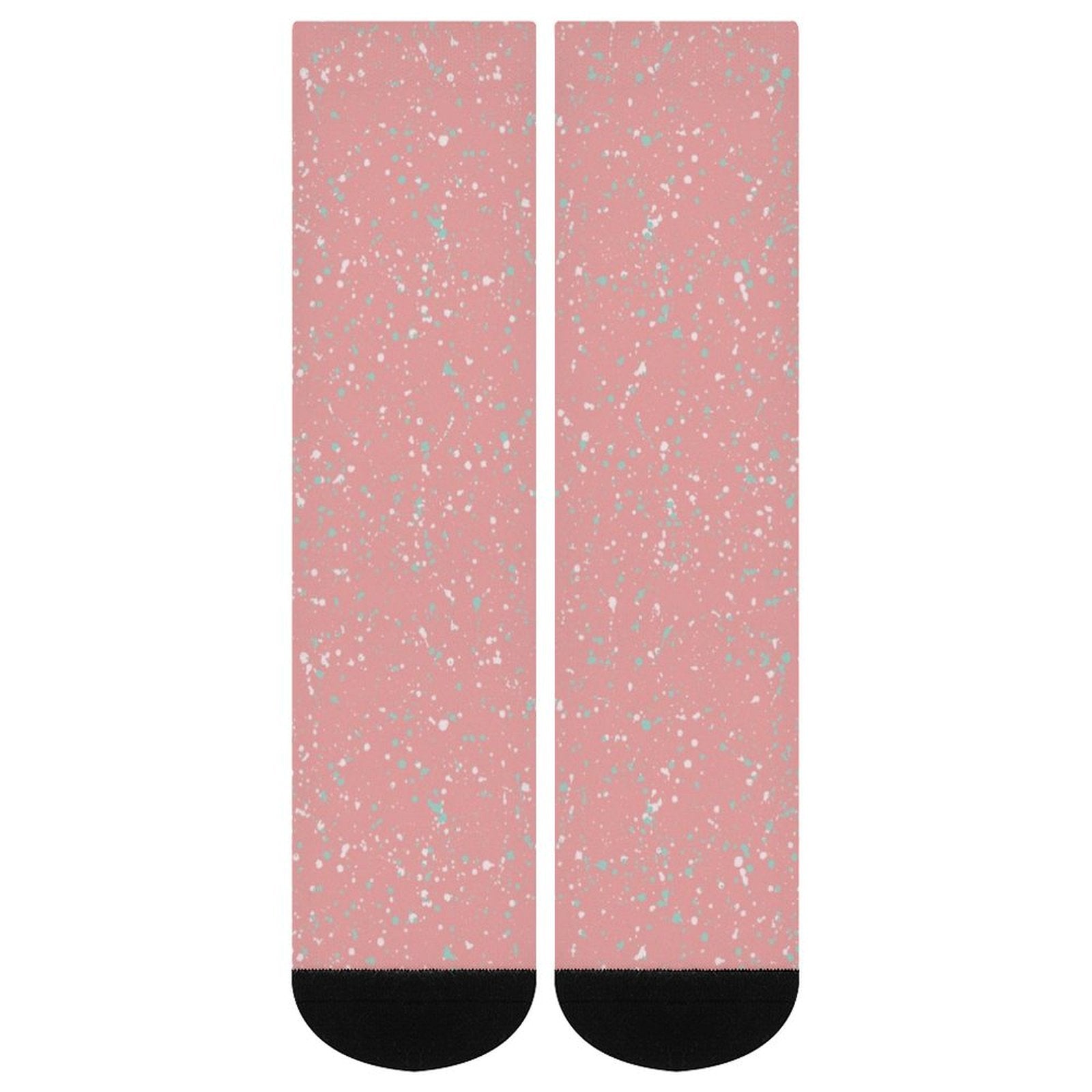 Paint Splatter Prined socks Gifts for Men Women