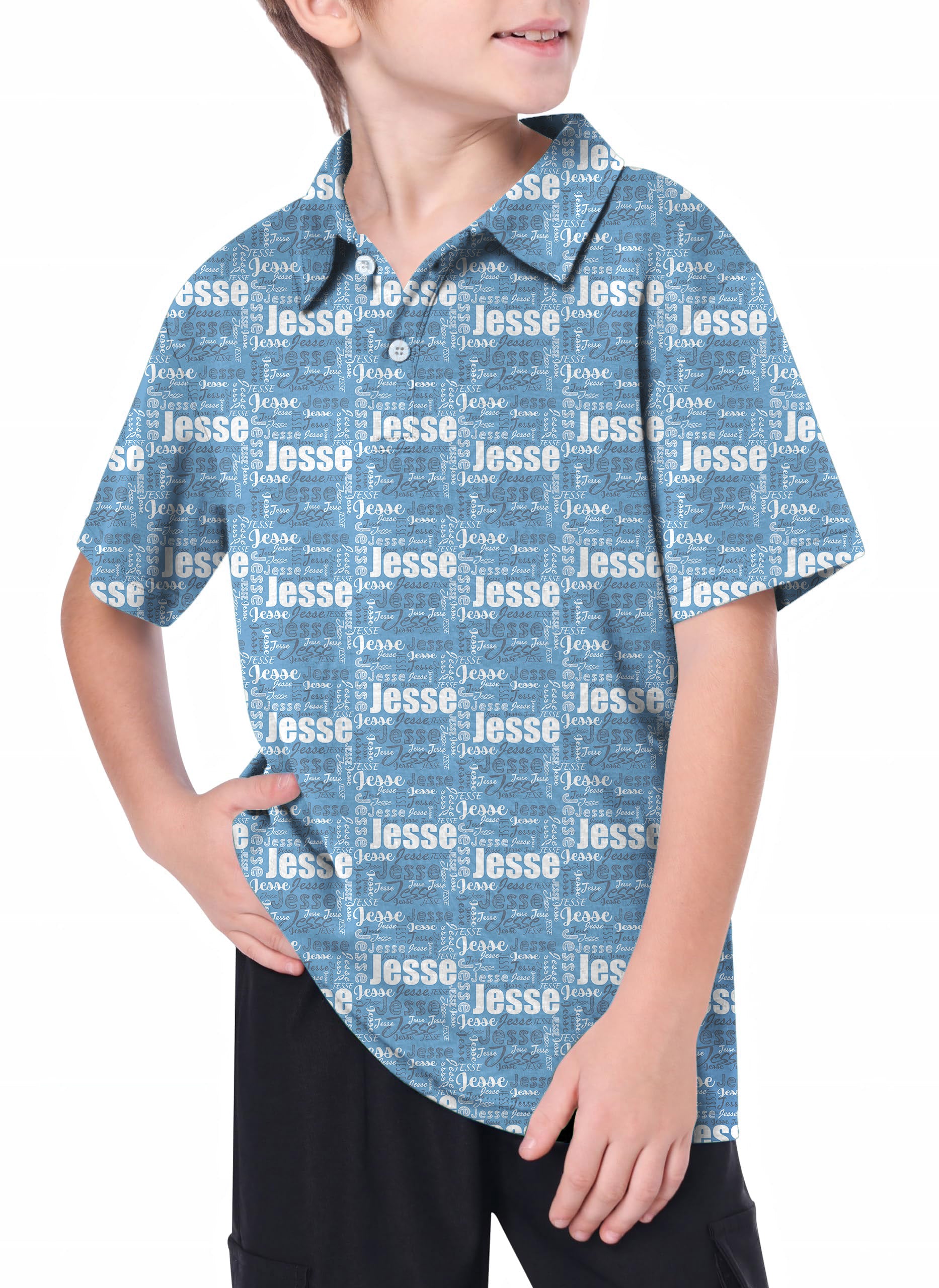 Youth Custom name Iris Golf Polo