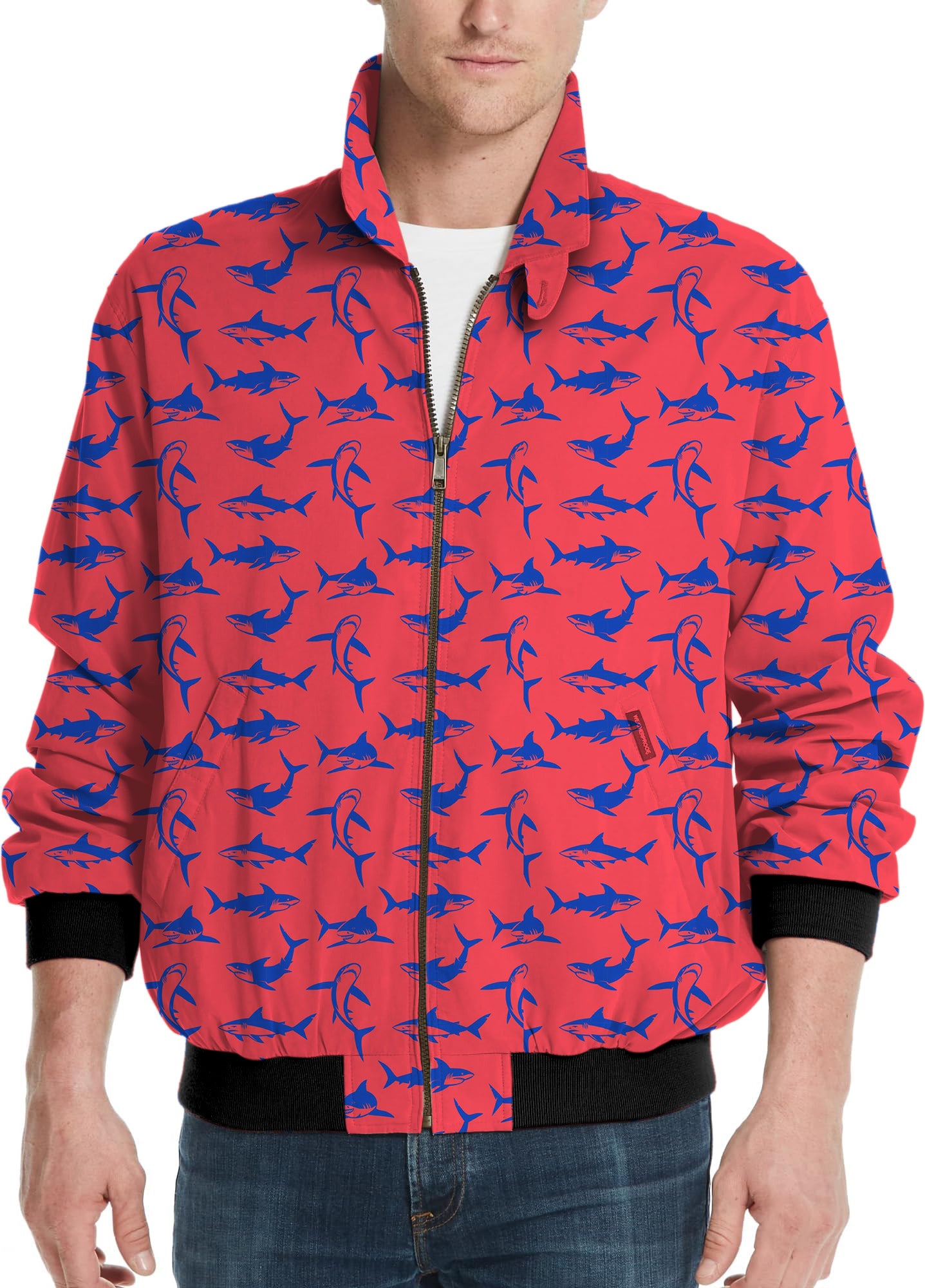Under Water Frenzy-Men's Golf Windbreaker Light Jacket