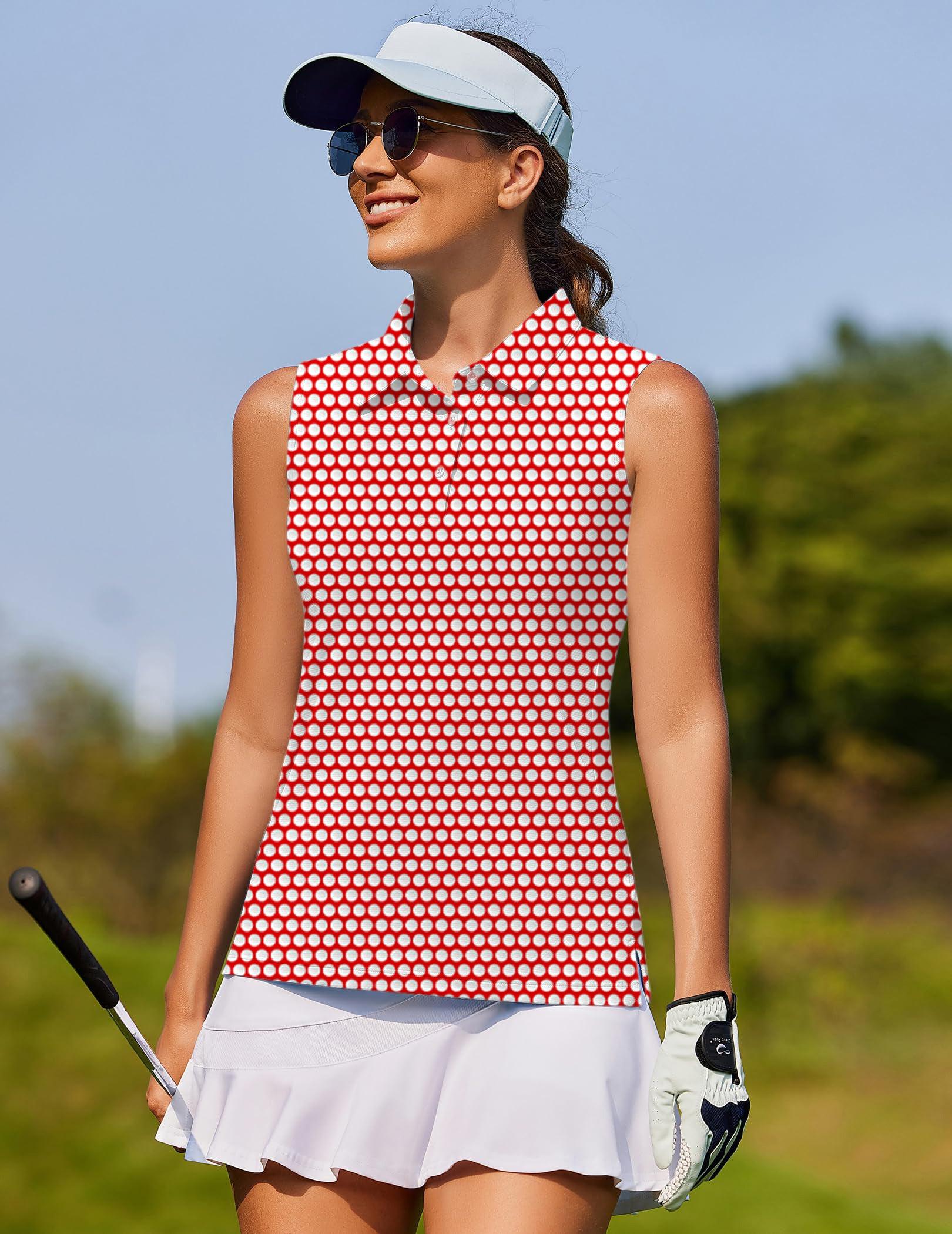 Women's golf ball golf Sleeveless shirt