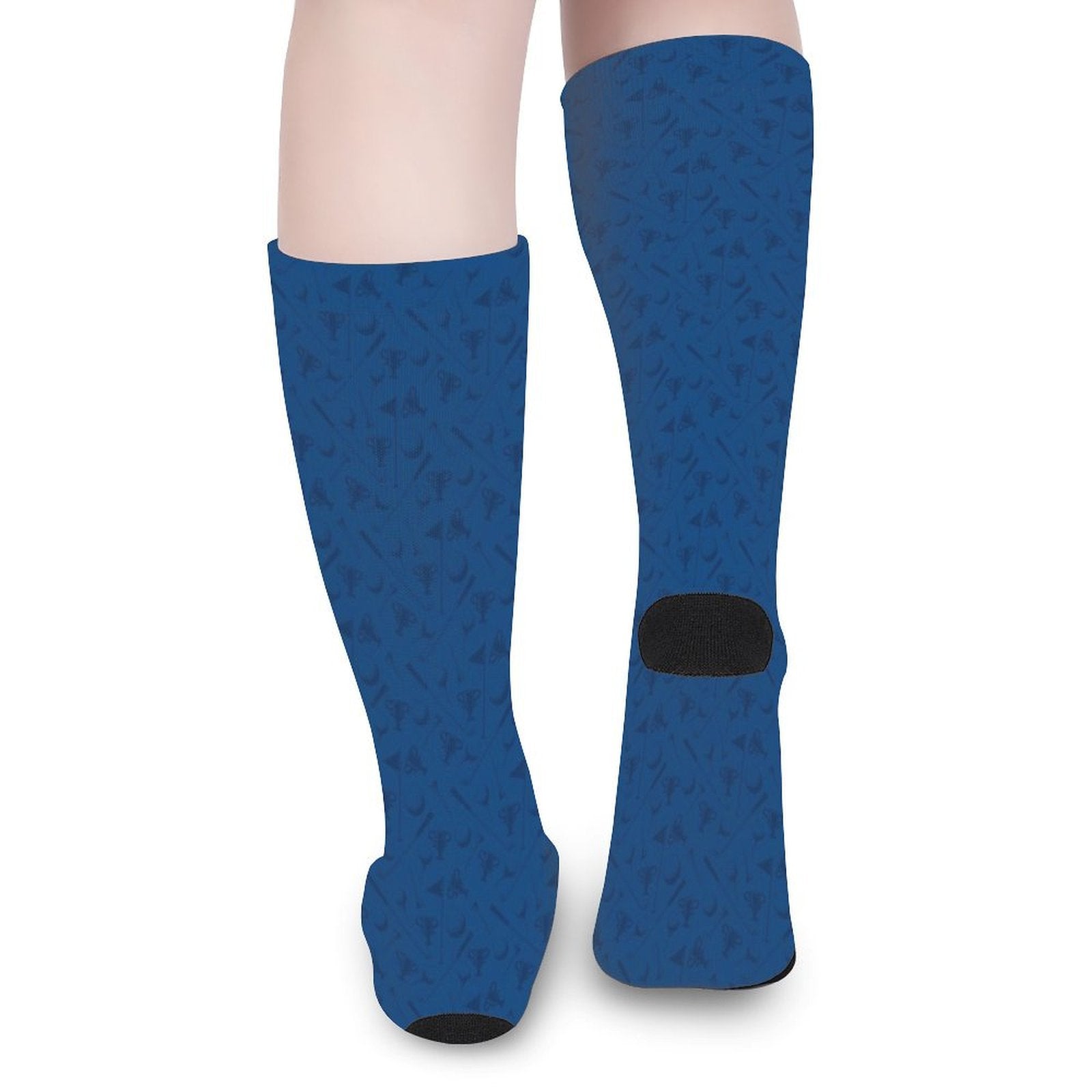 navy blue Prined socks Gifts for Men Women