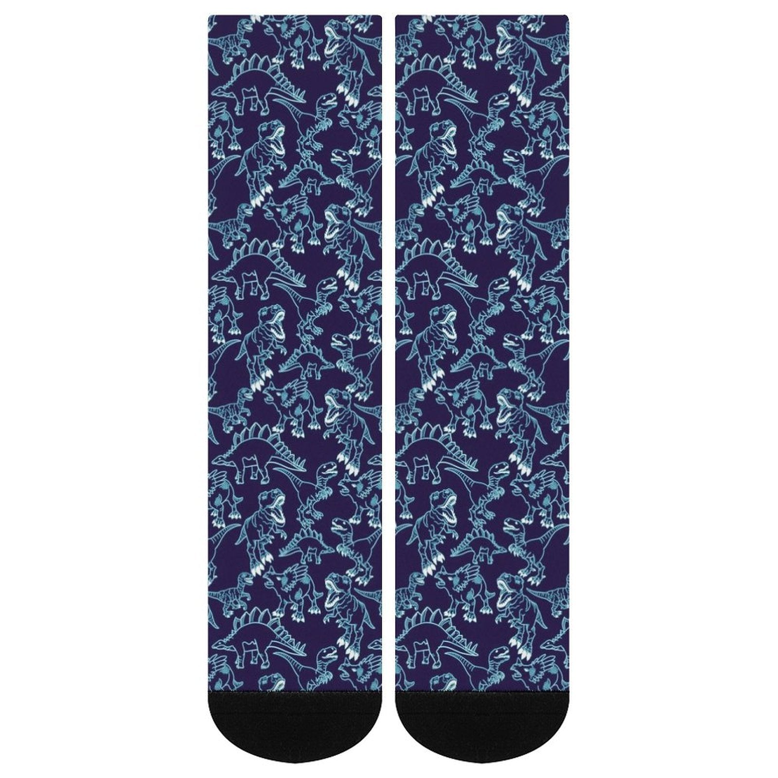 Neon Dino's Prined socks Gifts for Men Women