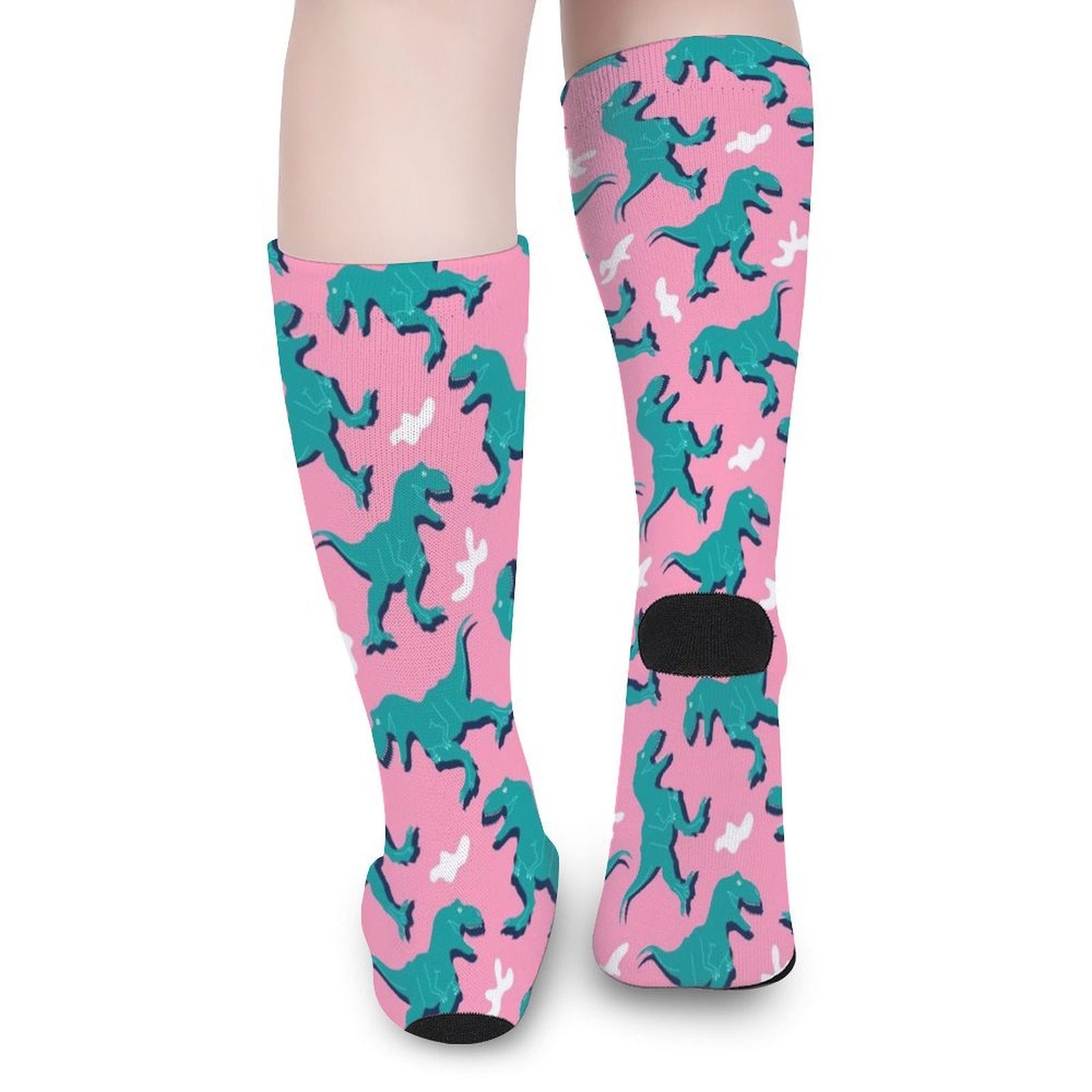 Green Dinosaur Prined socks Gifts for Men Women