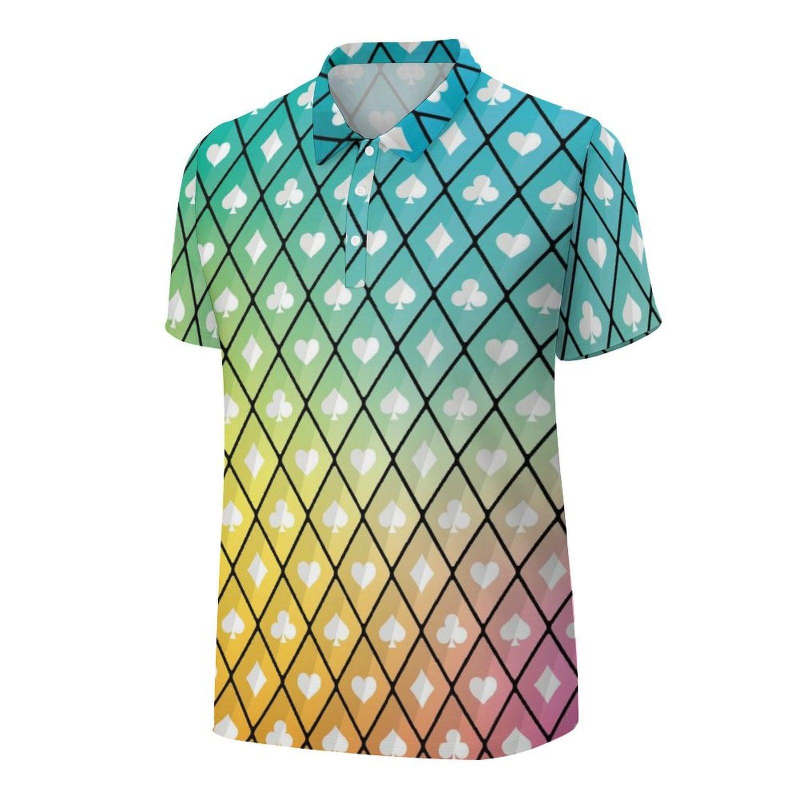 Poker and Casino Men's golf polo