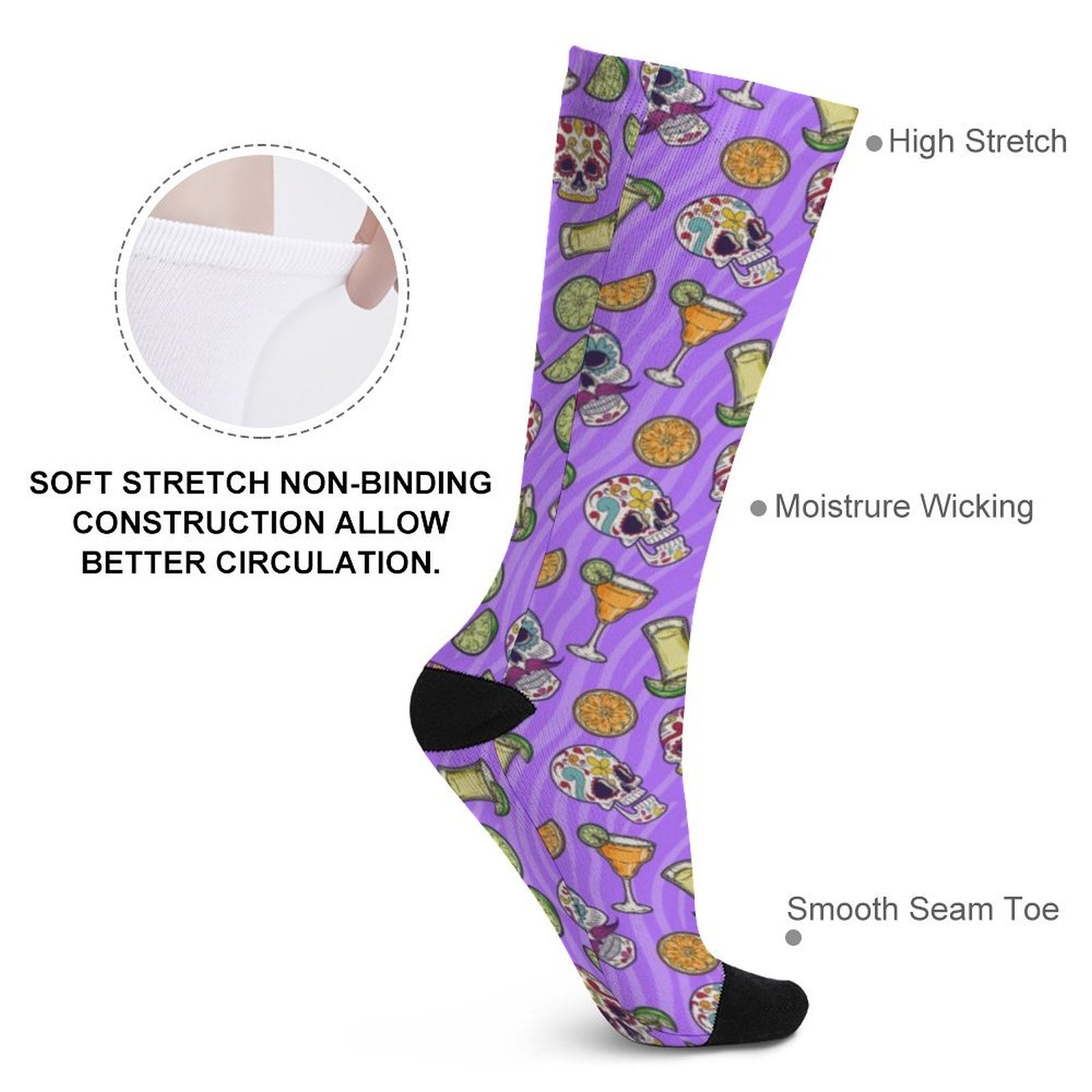 Summer Tequila Prined socks Gifts for Men Women