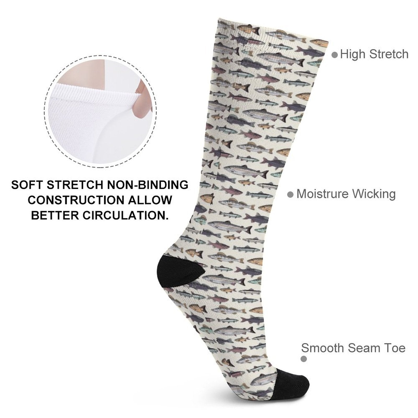 Master Baiter Prined socks Gifts for Men Women