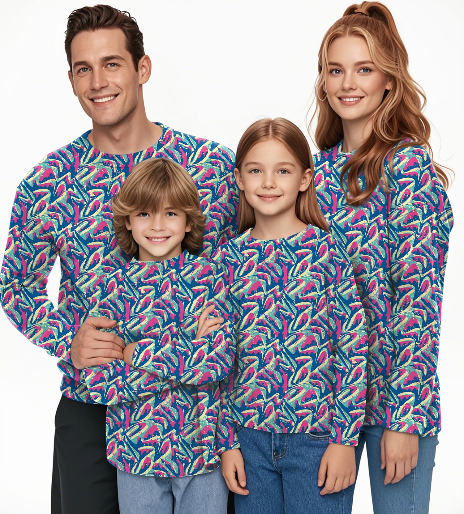 Brilliant Life Crewneck Pullover Ugly Sweater Men Women boy girl family